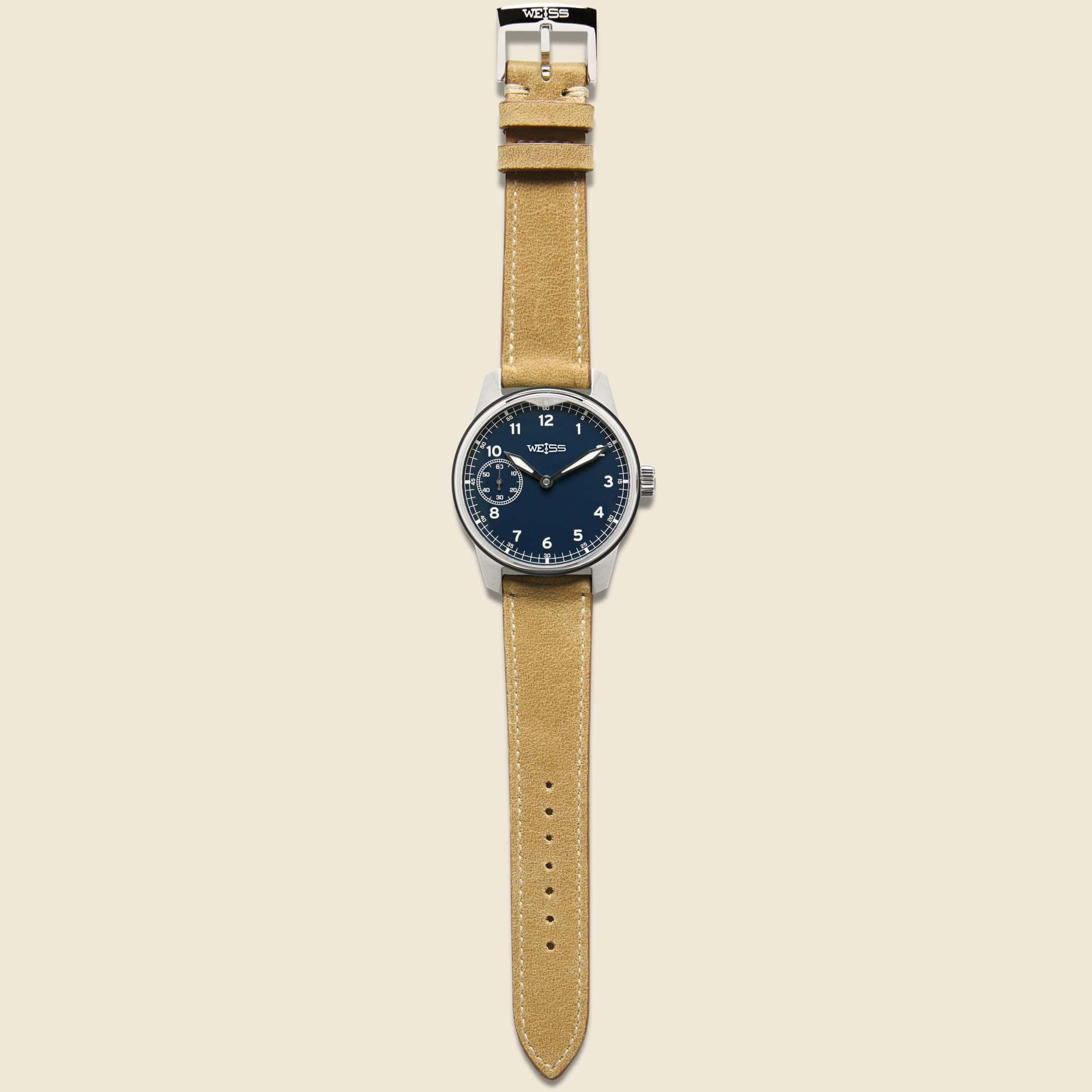 Standard Issue Field Watch 42mm - Blue/Brown - Image 3