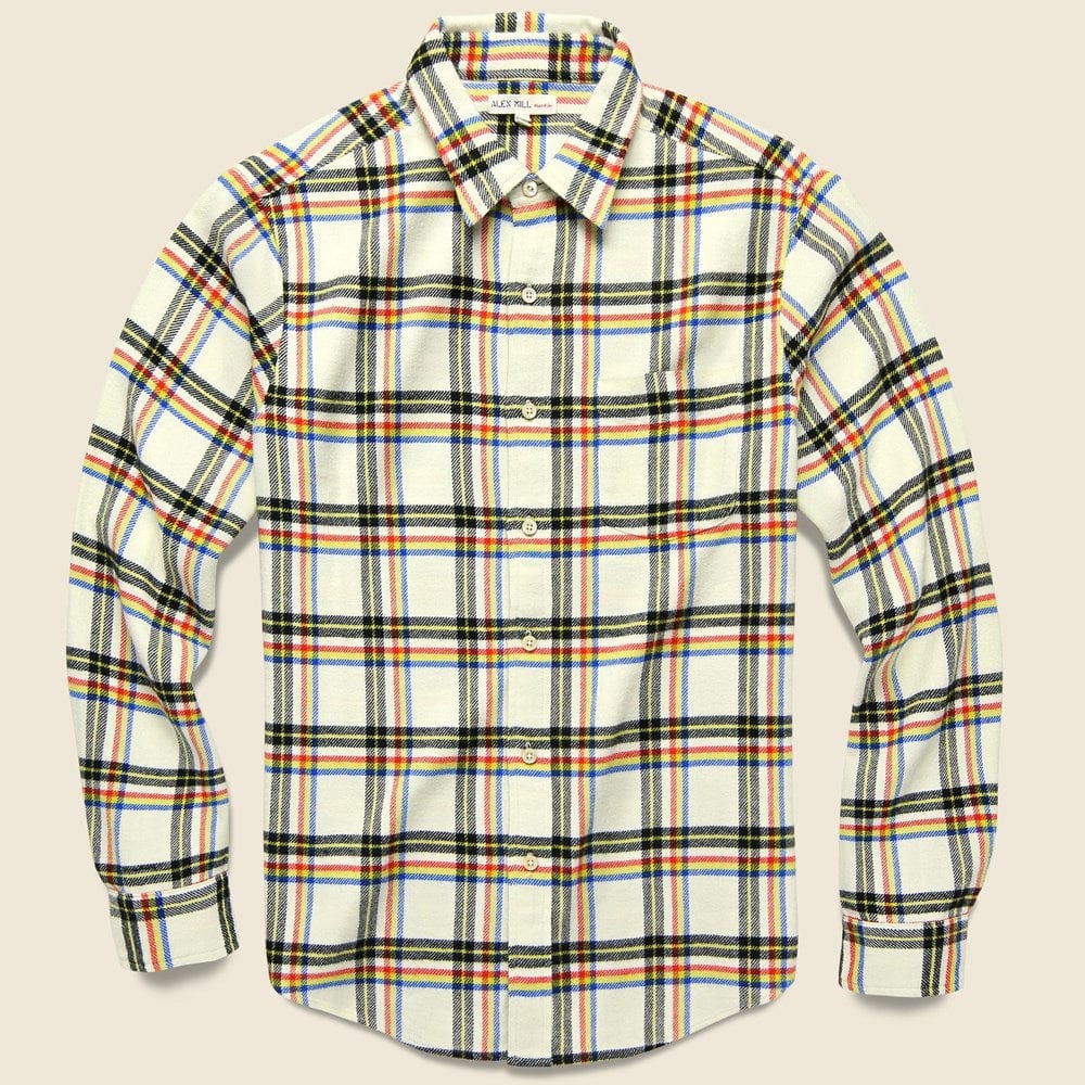 Standard Plaid Flannel - Ecru