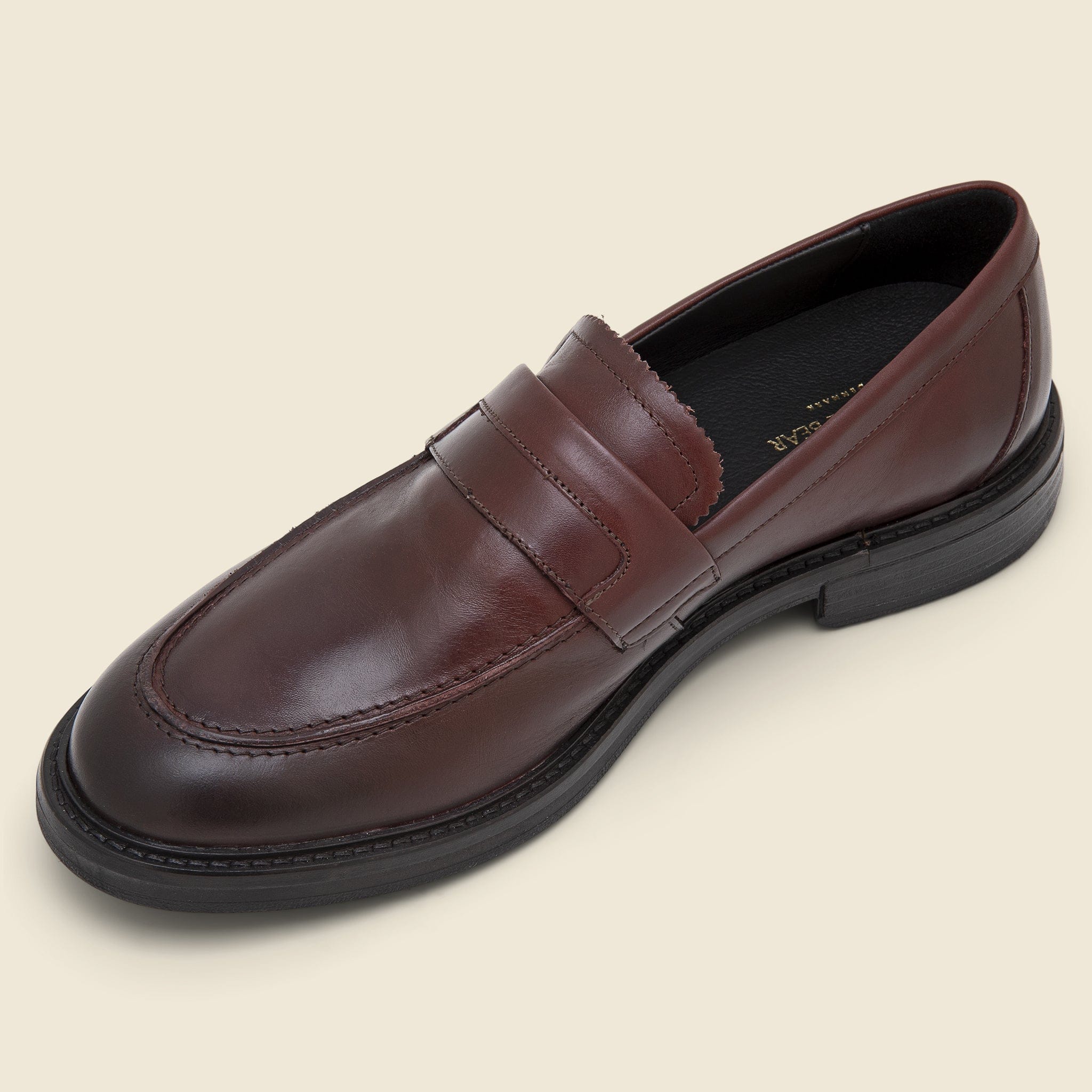 Stanley Leather Loafer - Chestnut - Image 4