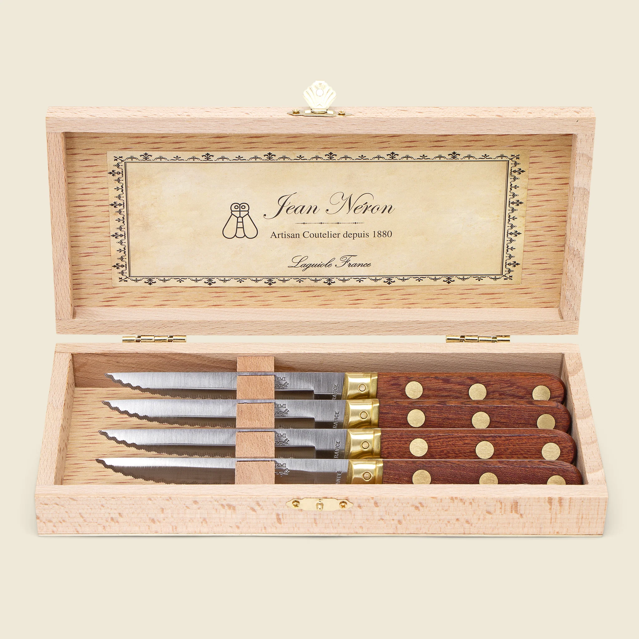 Rubberwood Steak Knife Set