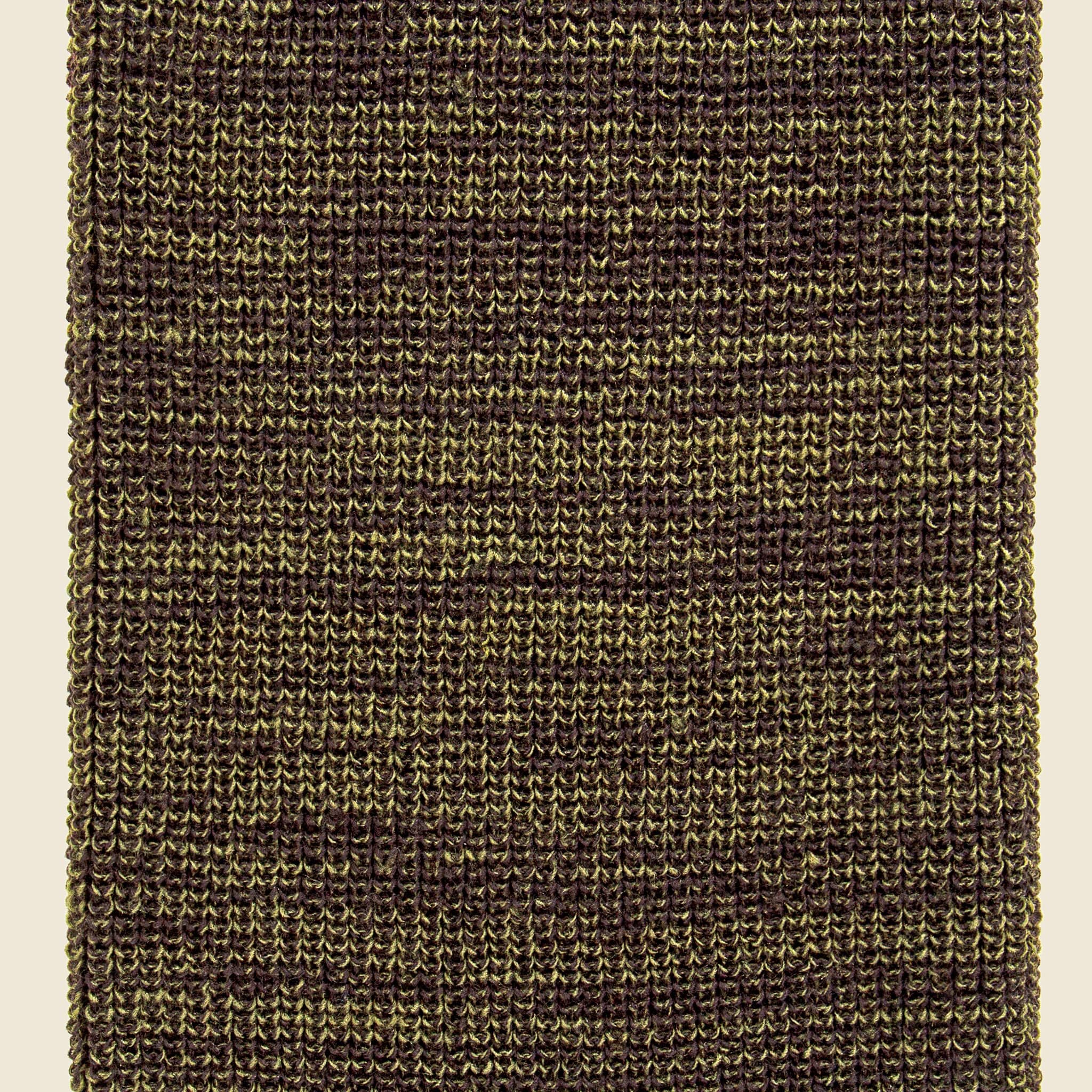 Stole Sock Scarf - Olive/Charcoal - Image 2
