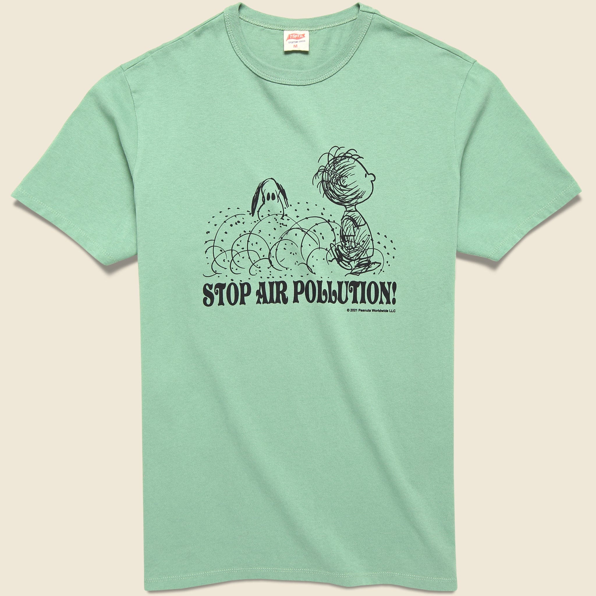 Stop Air Pollution Tee - Olive