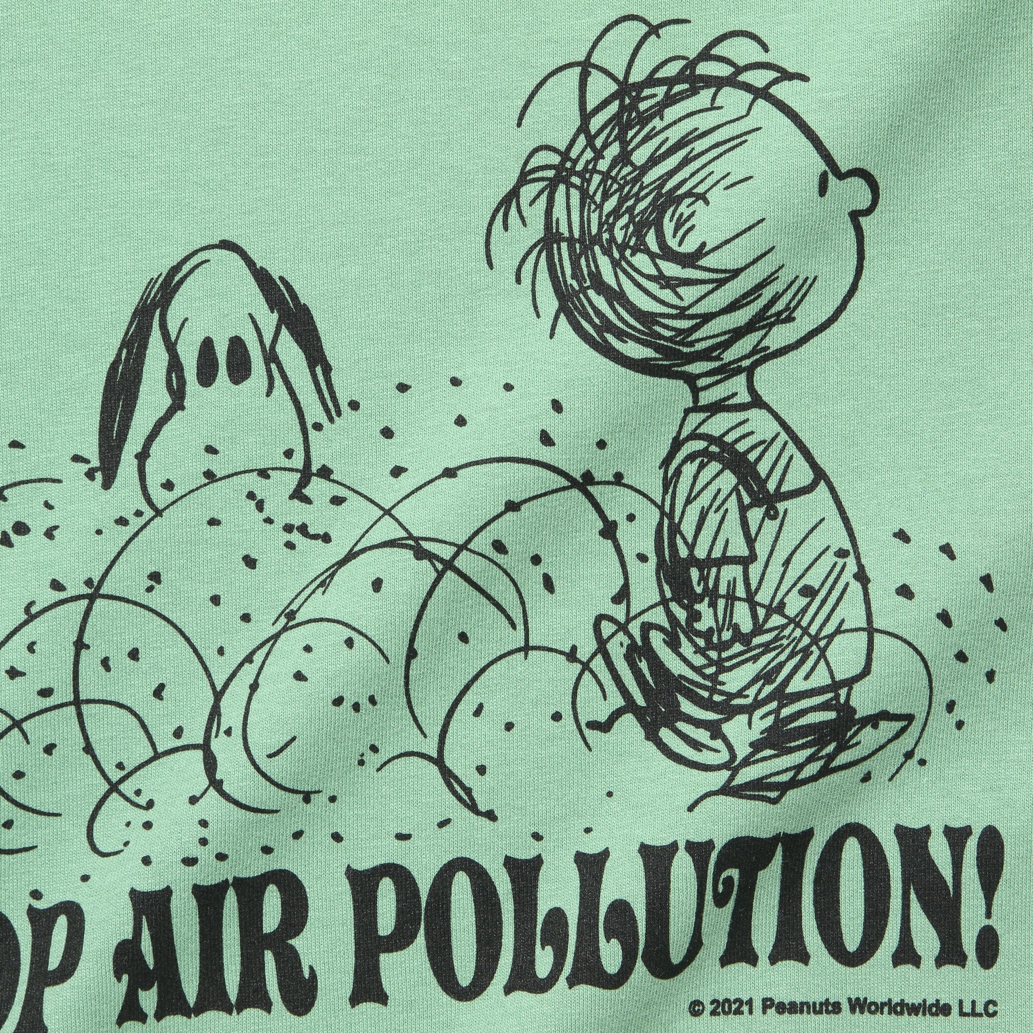 Stop Air Pollution Tee - Olive - Image 3