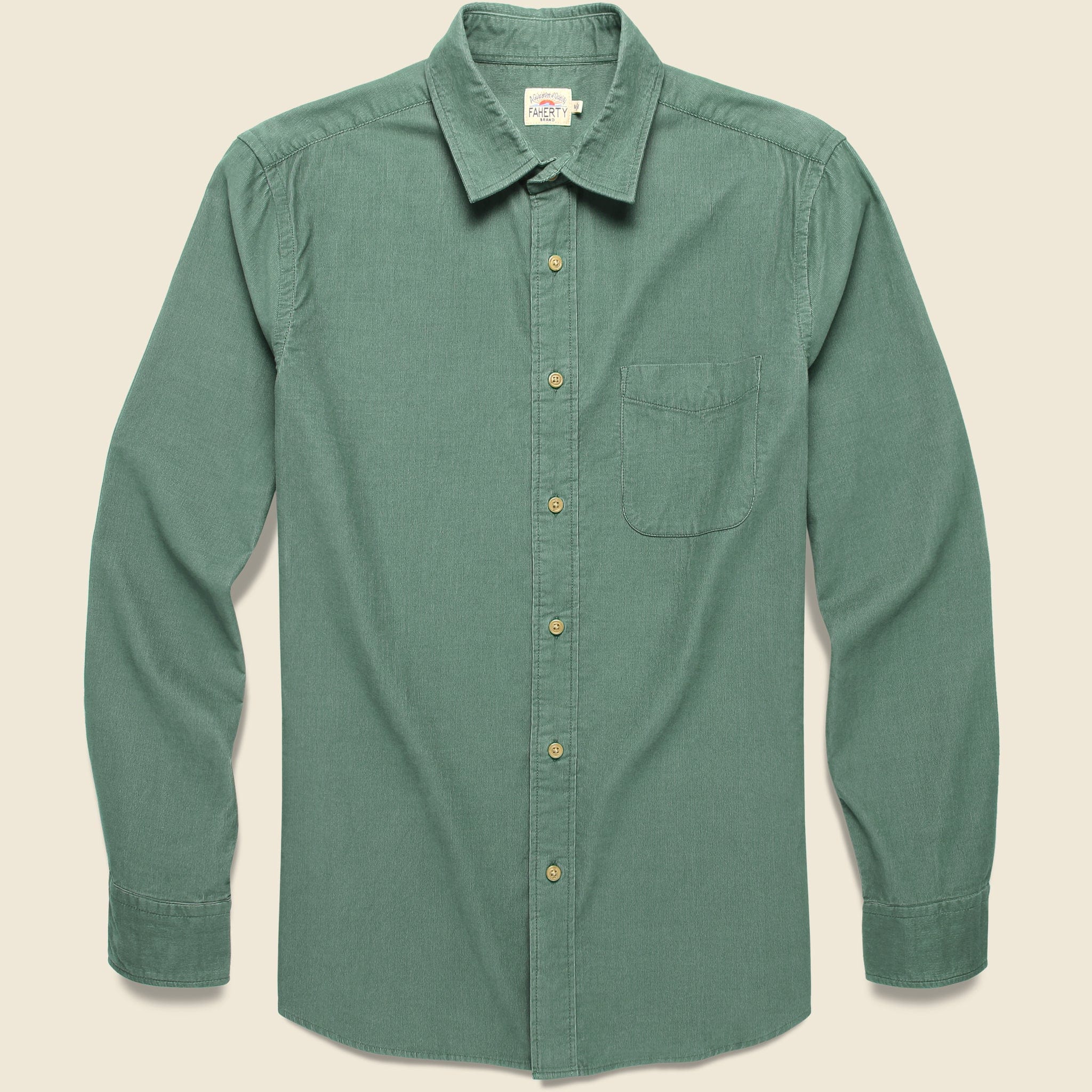 Stretch Cord Shirt - Laurel Wreath