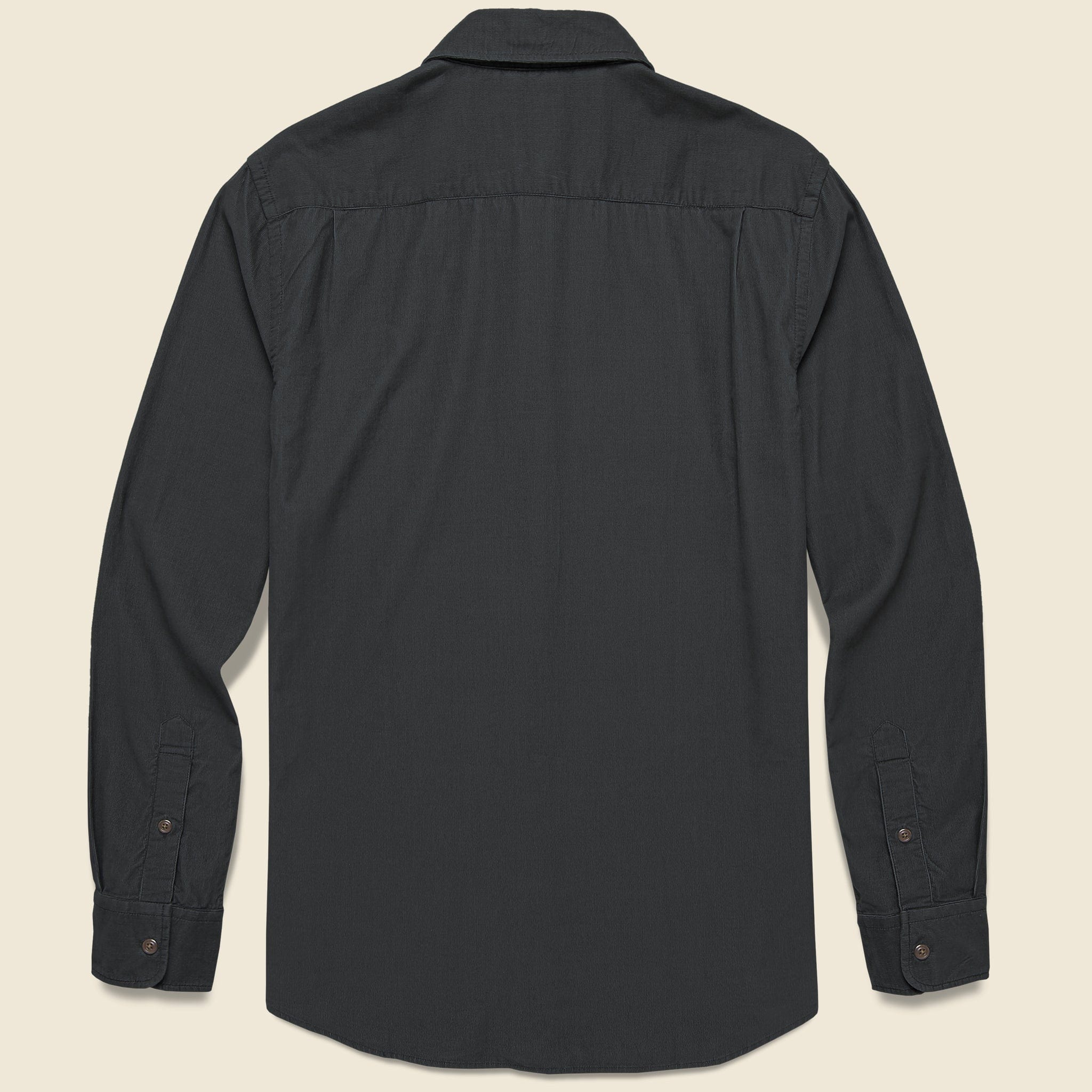 Stretch Cord Shirt - Washed Black - Image 2