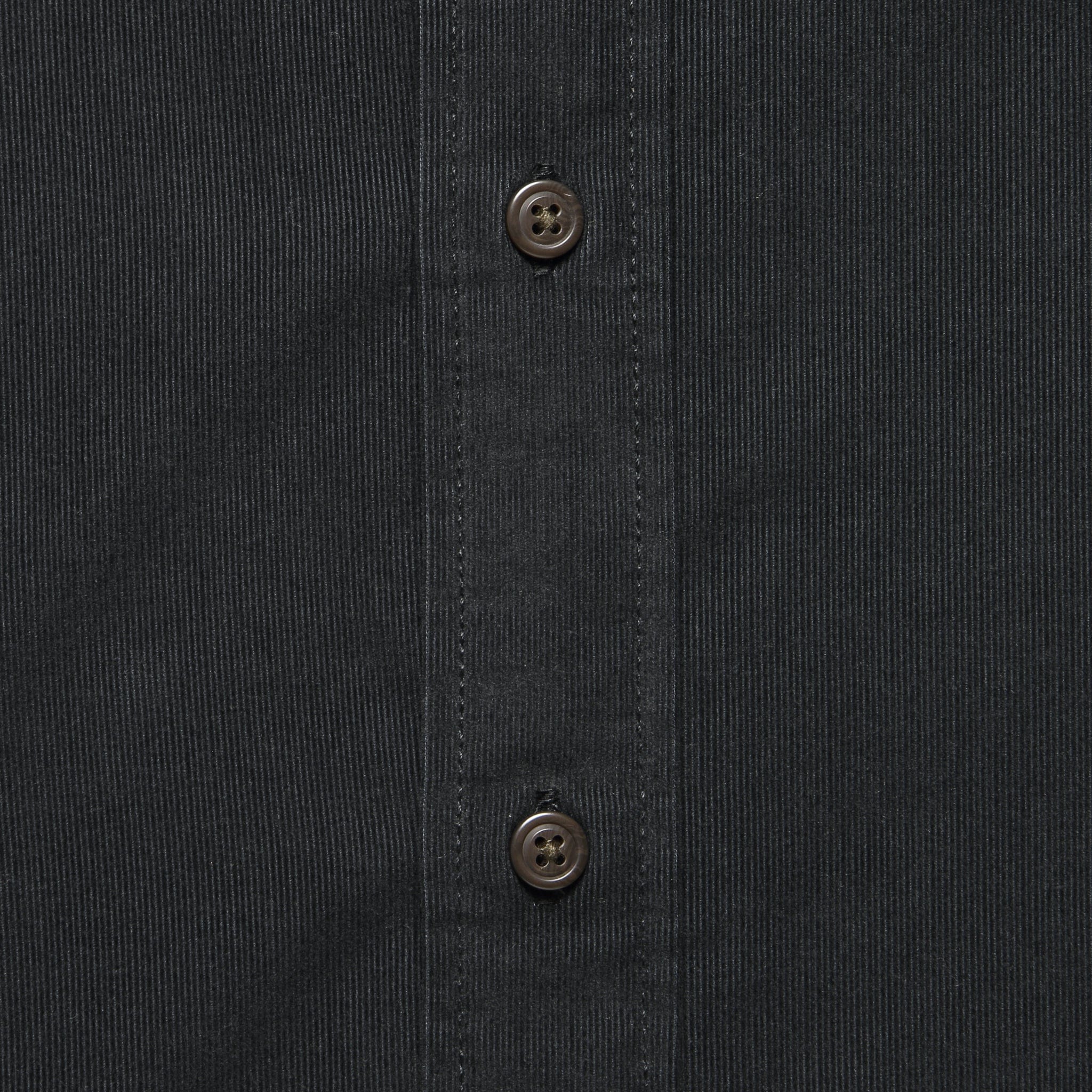 Stretch Cord Shirt - Washed Black - Image 3
