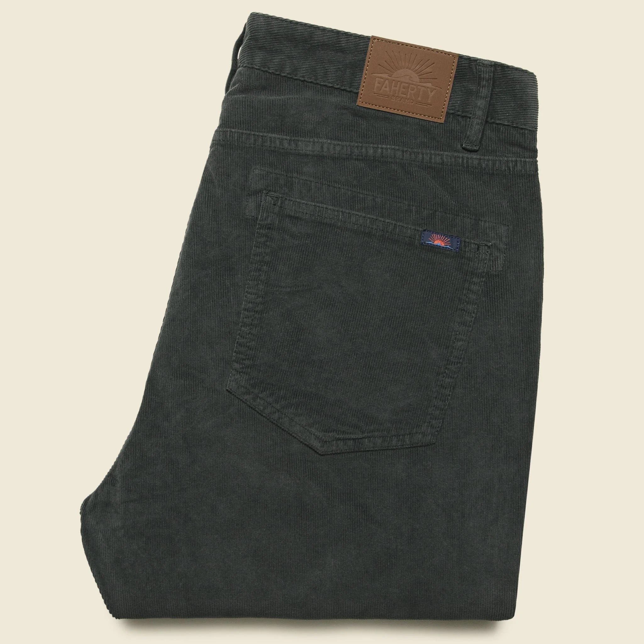 Stretch Corduroy Pant - Washed Black - Image 3