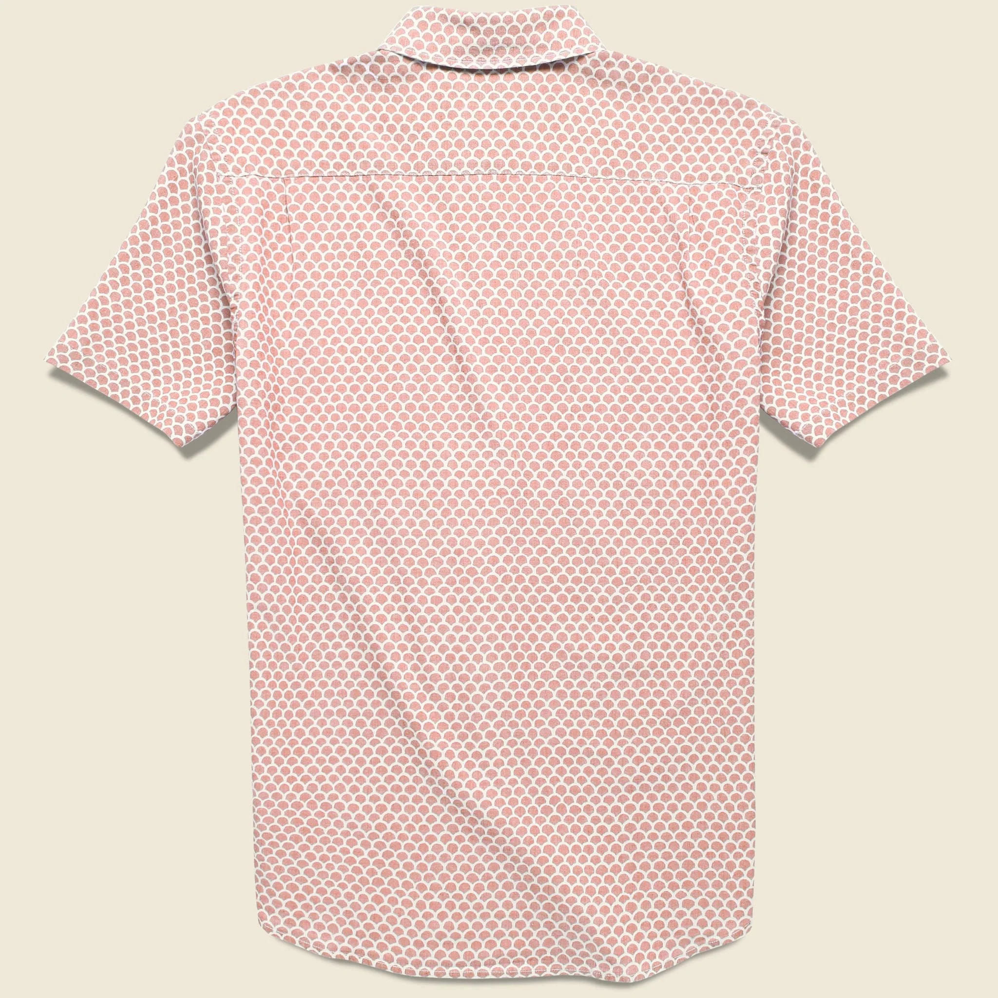 Stretch Playa Shirt - Rose Fish Scale - Image 2
