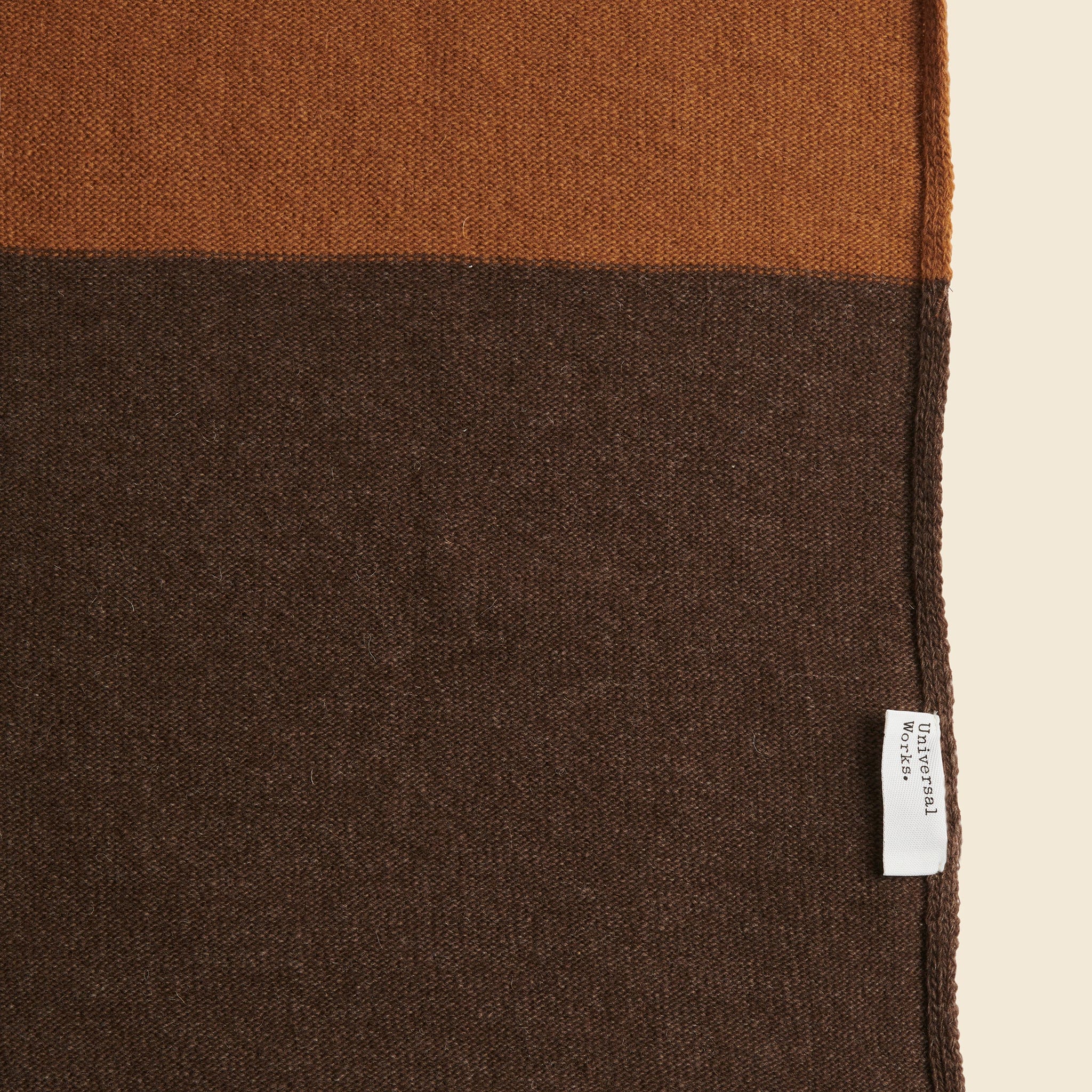 Stripe Scarf - Sand/Light Brown - Image 2