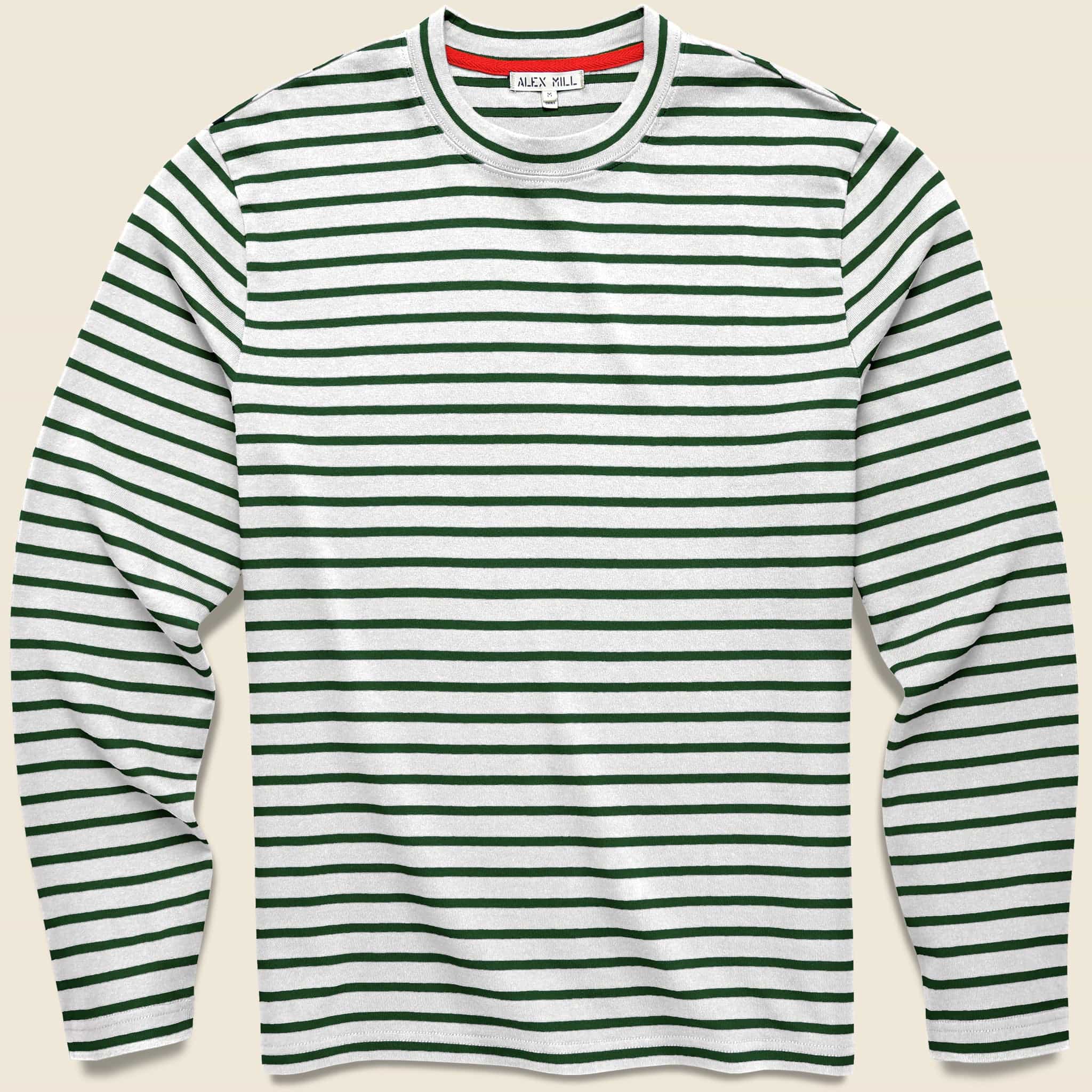 Striped Touch Down Tee - Pine Grove