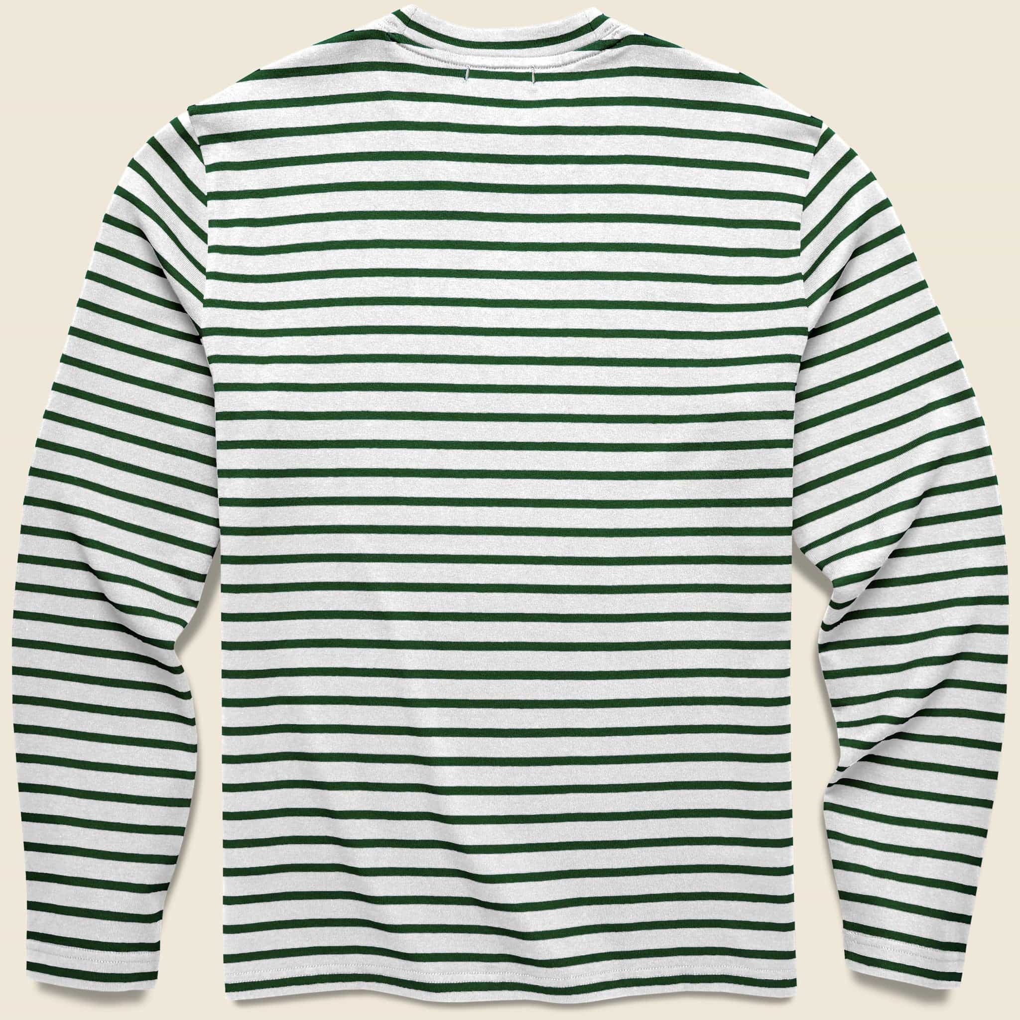 Striped Touch Down Tee - Pine Grove - Image 2