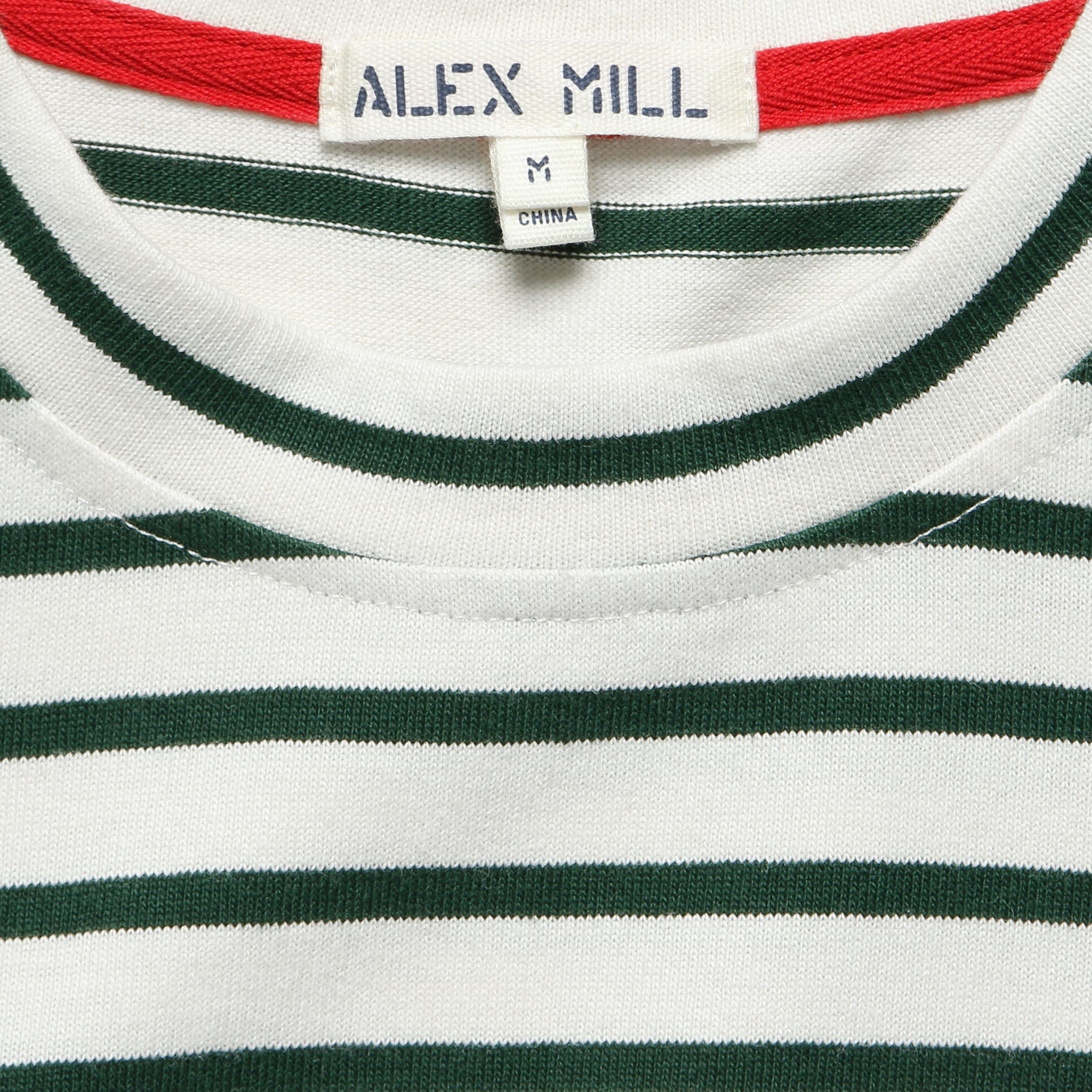 Striped Touch Down Tee - Pine Grove - Image 3