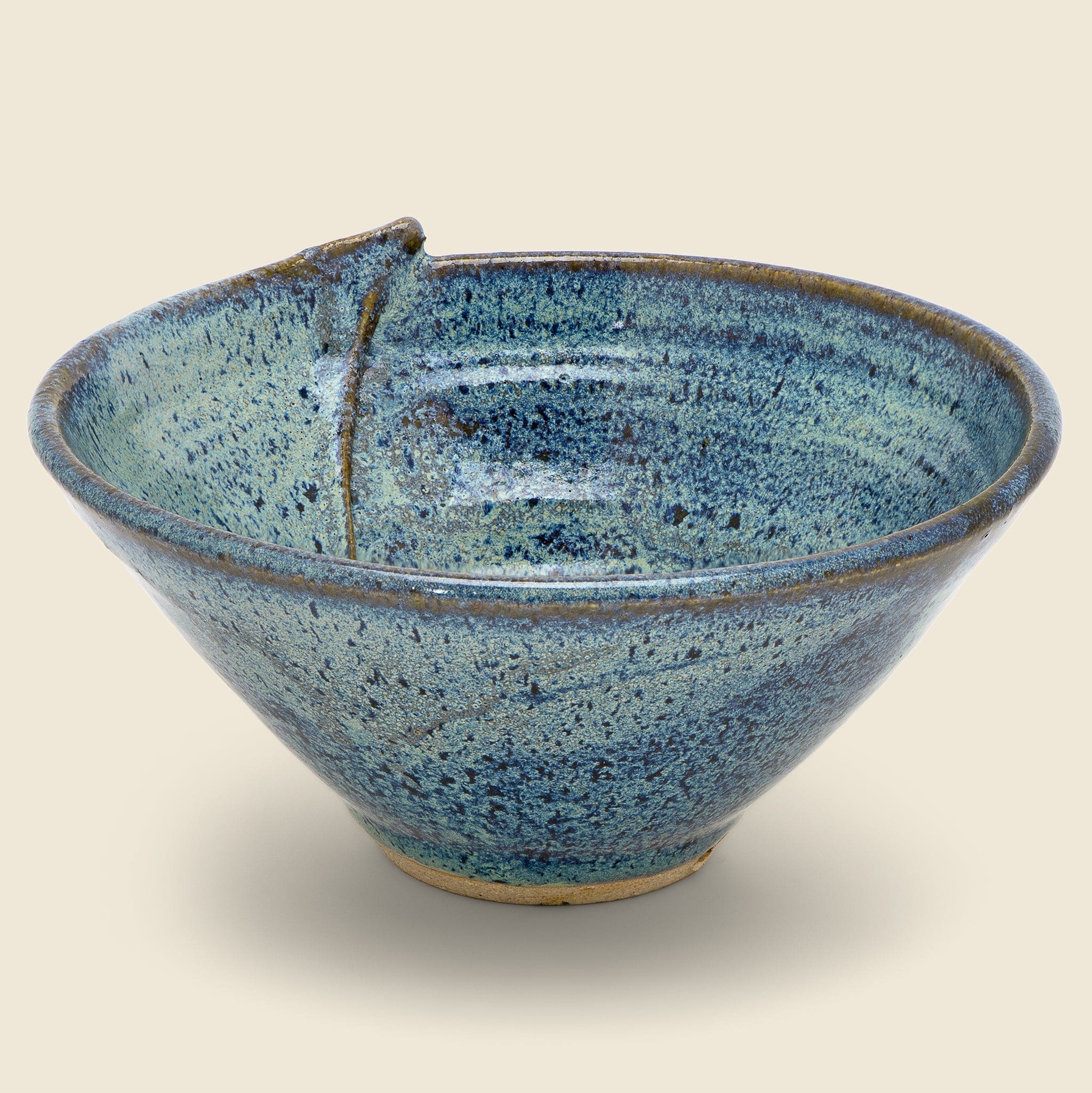 Studio Pottery Bowl - Blue