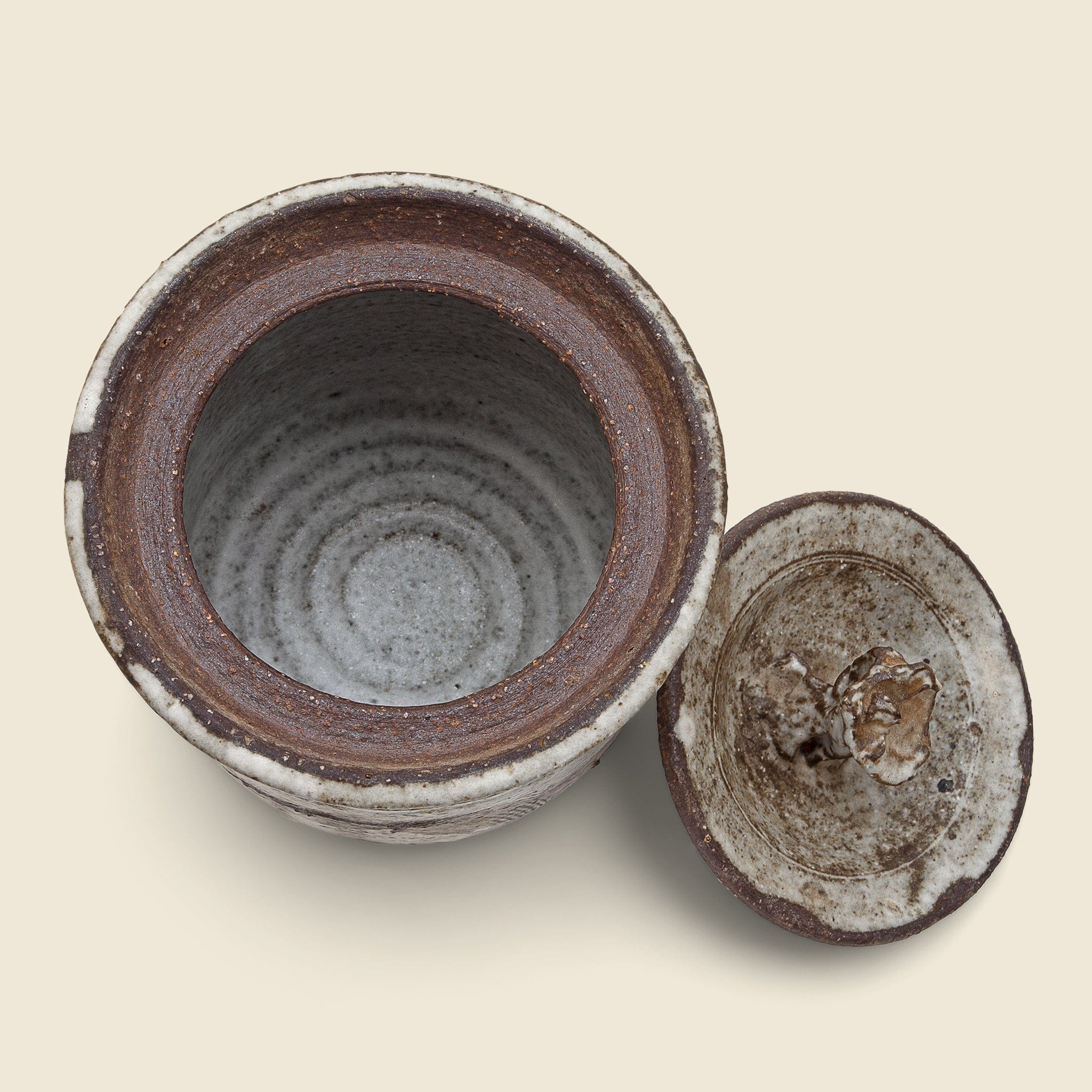 Studio Pottery Lidded Canister - Image 2