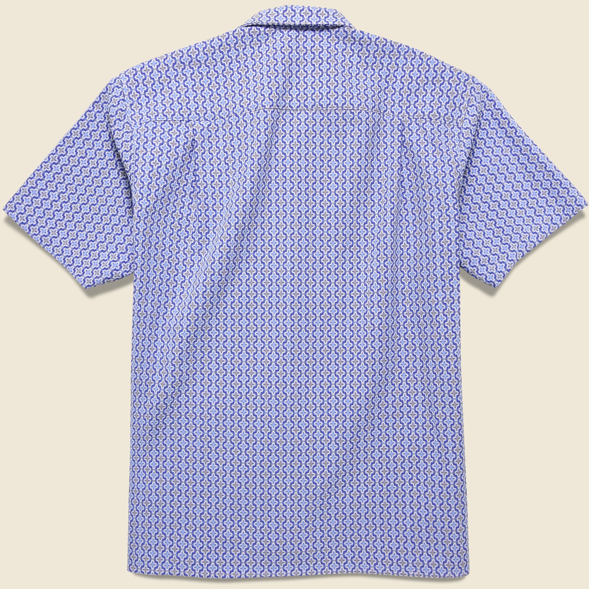 Summer Ready Jacquard Shirt - Blue - Image 2