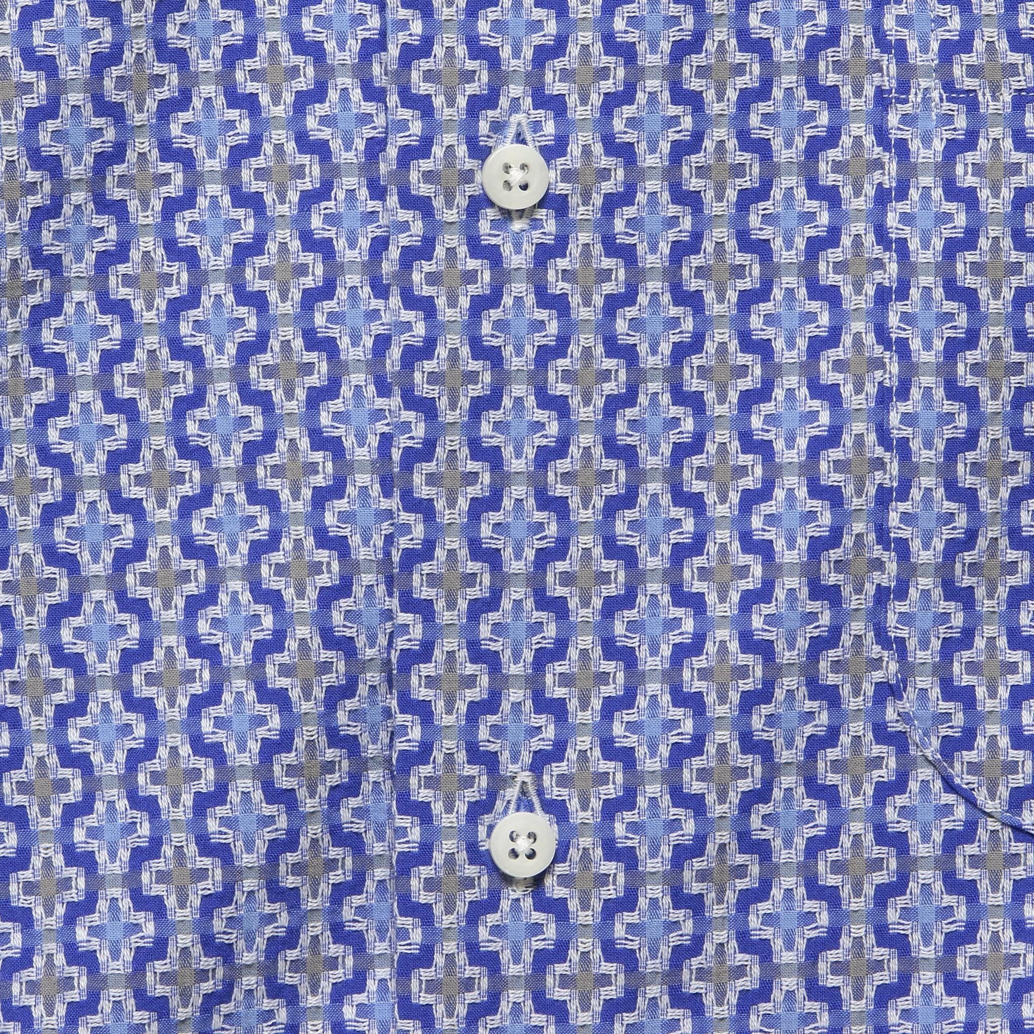 Summer Ready Jacquard Shirt - Blue - Image 3