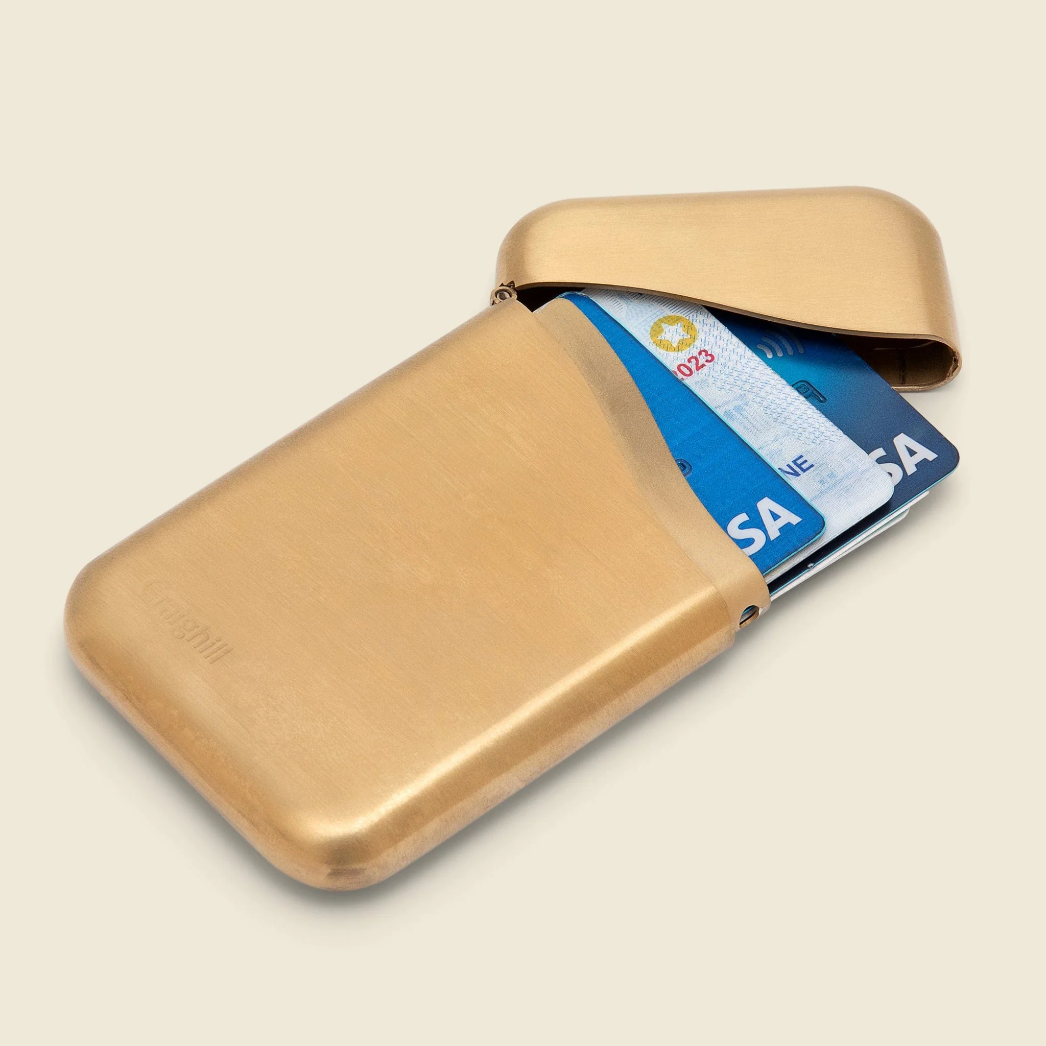 Summit Card Case - Brass - Image 2