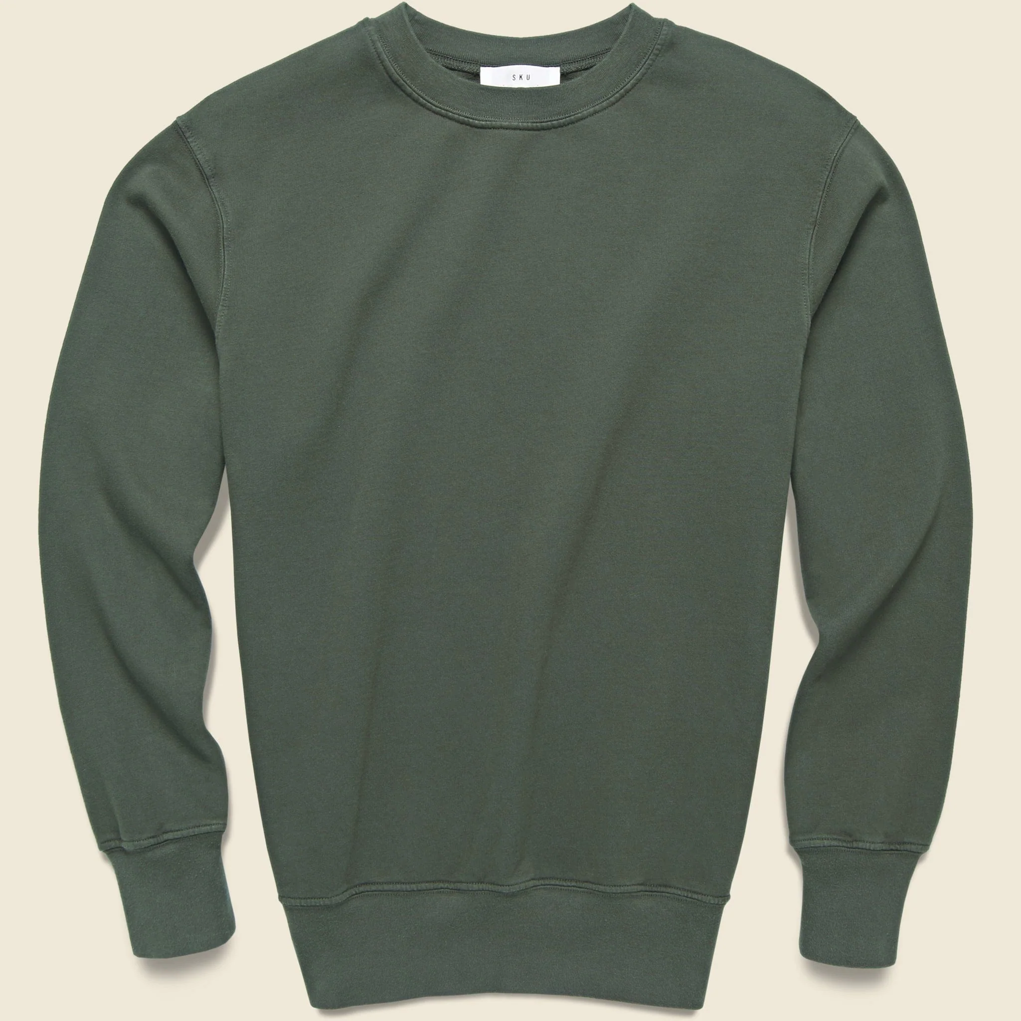 Supima Crew Sweatshirt - Basil