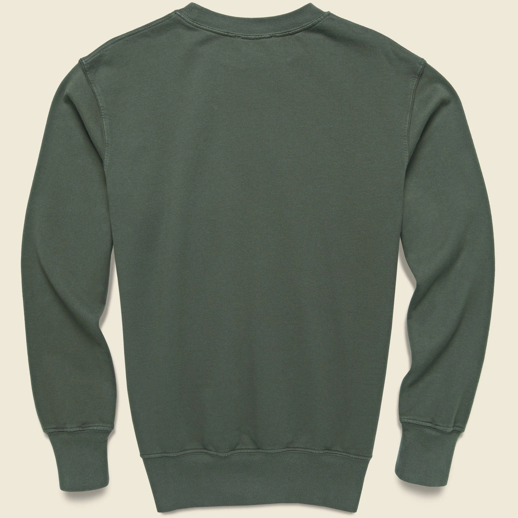 Supima Crew Sweatshirt - Basil - Image 2
