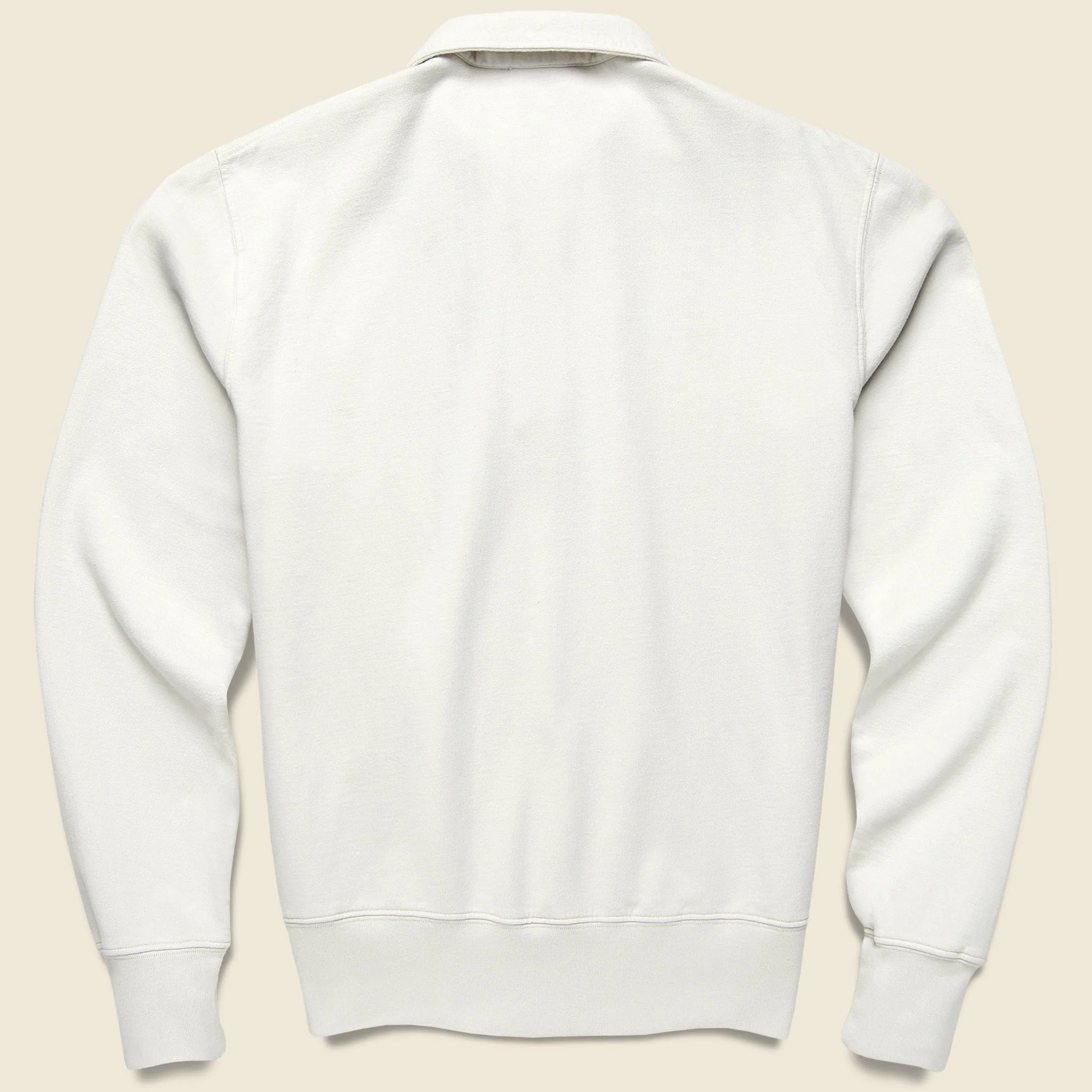 Supima Fleece Polo - Ash - Image 2