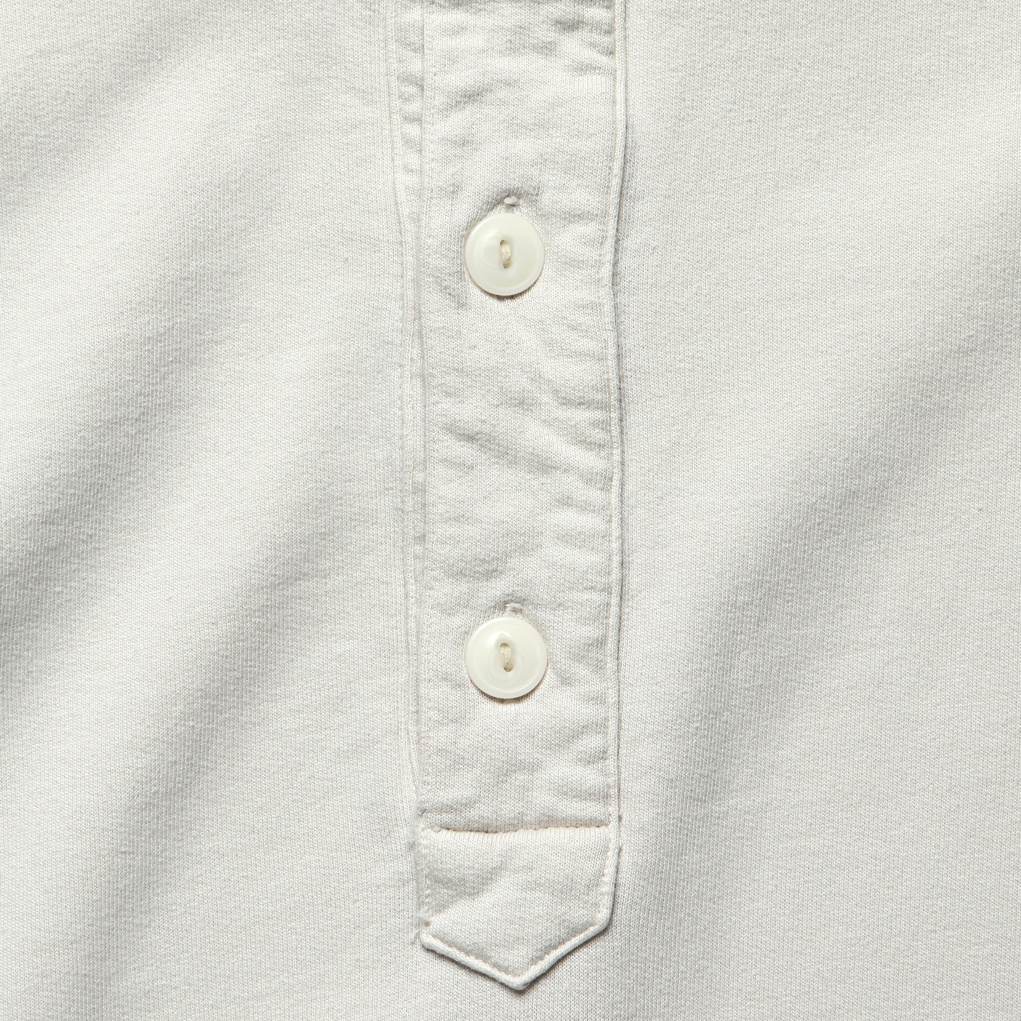 Supima Fleece Polo - Ash - Image 3