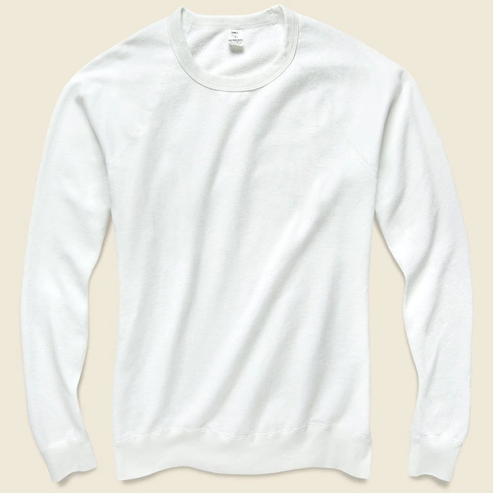 Supima Fleece Sweatshirt - White
