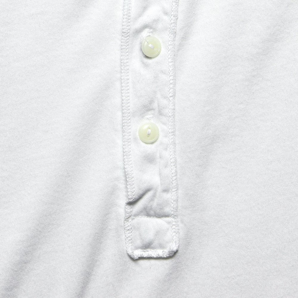 Supima Jersey Henley - White - Image 3