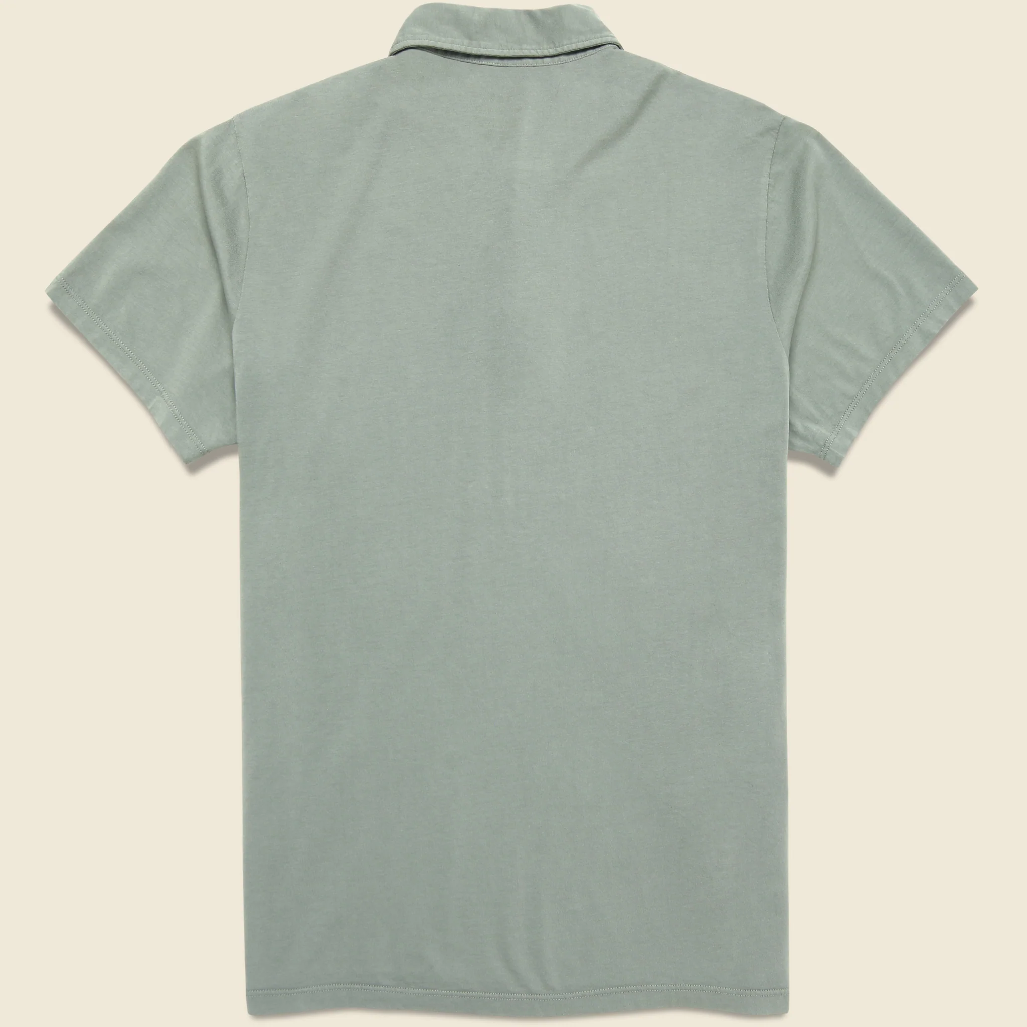 Supima Jersey Polo - Rye Grass - Image 2