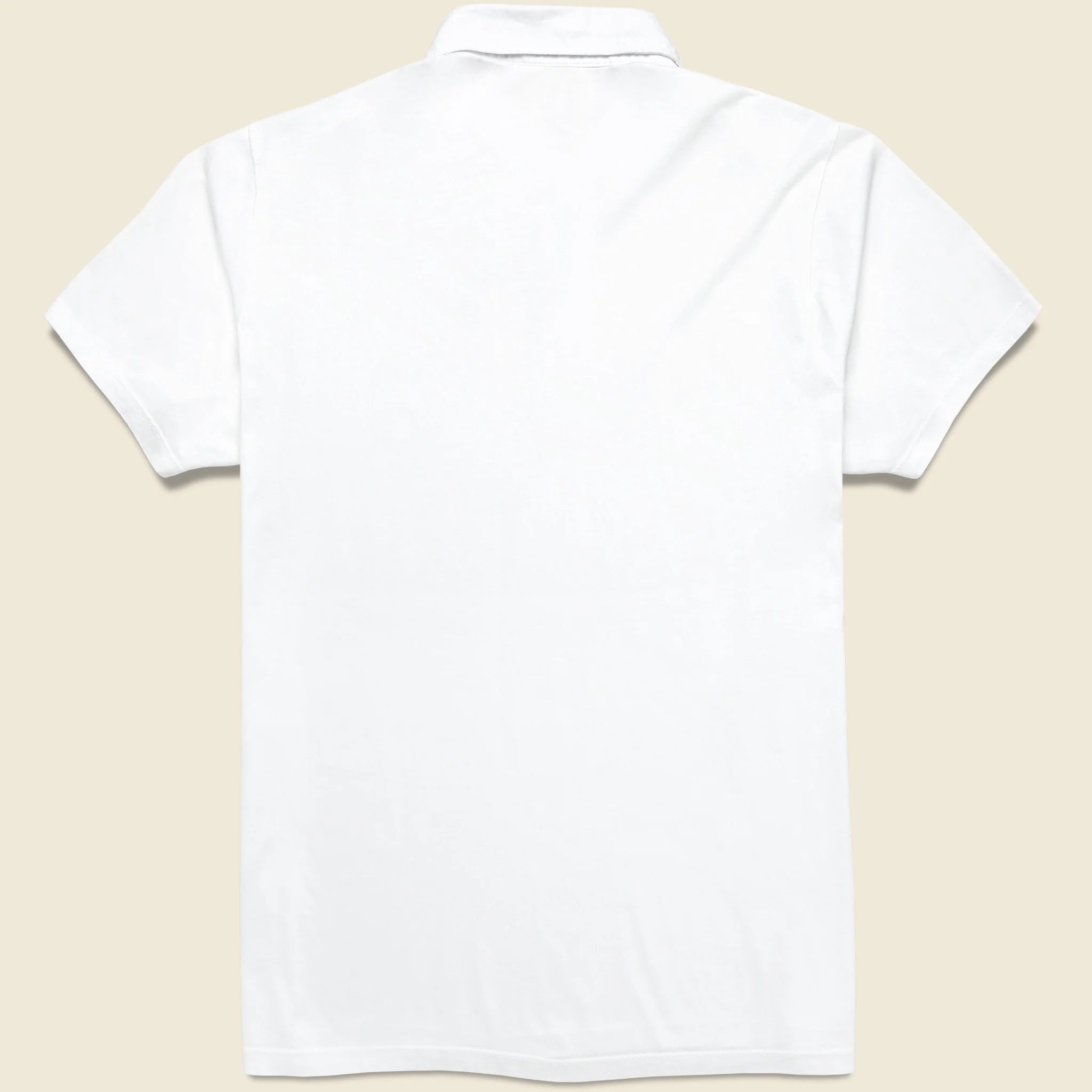 Supima Jersey Polo - White - Image 2
