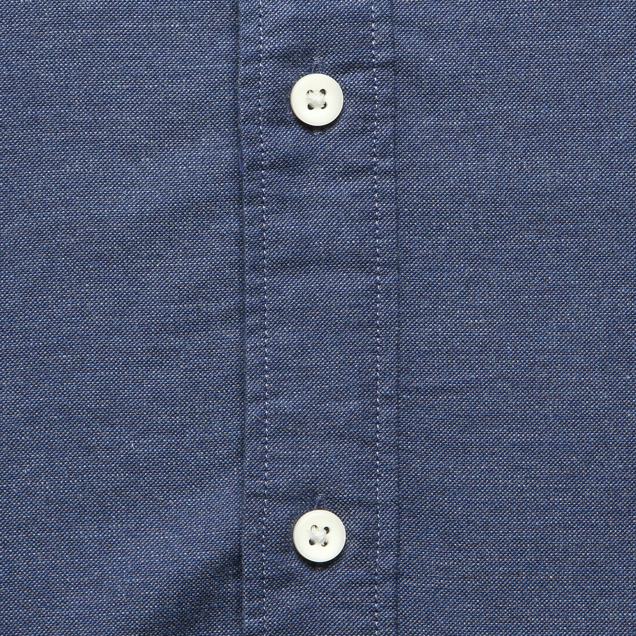 Supima Oxford Shirt - Navy Heather - Image 3