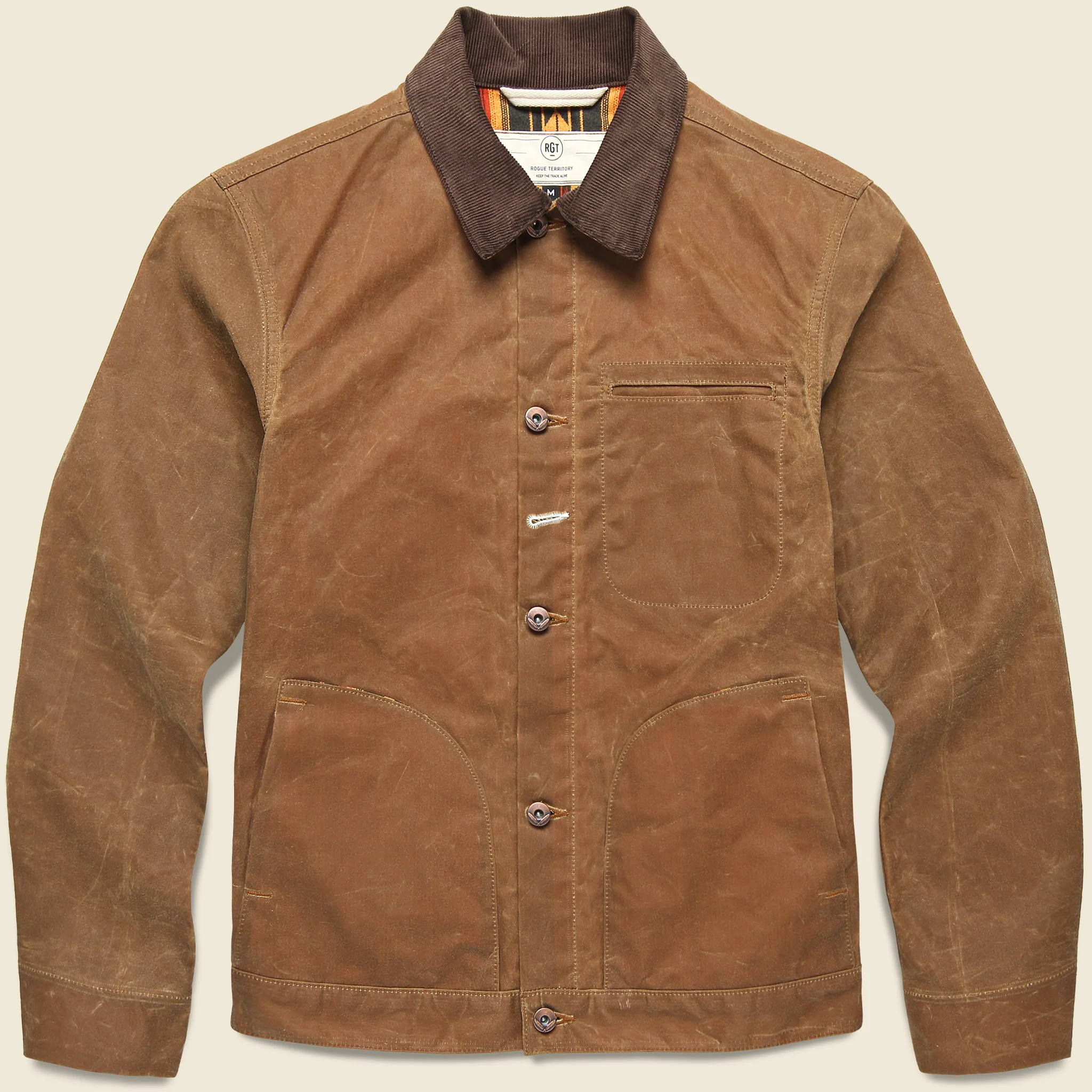 Supply Jacket - Blanket Lined Cord Collar Whiskey - Image 3