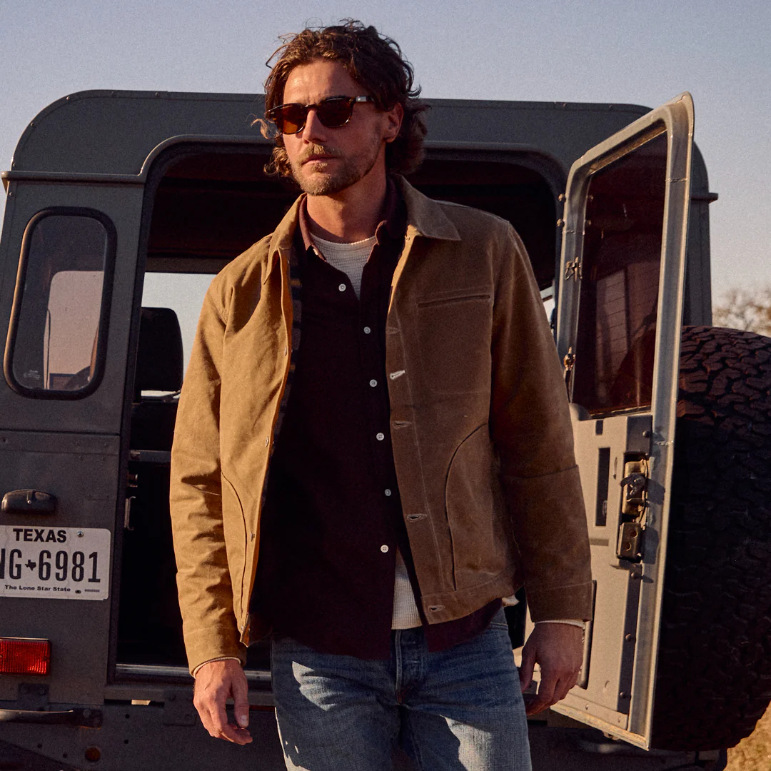 Supply Jacket - Blanket Lined Waxed Tan Ridgeline - Image 3