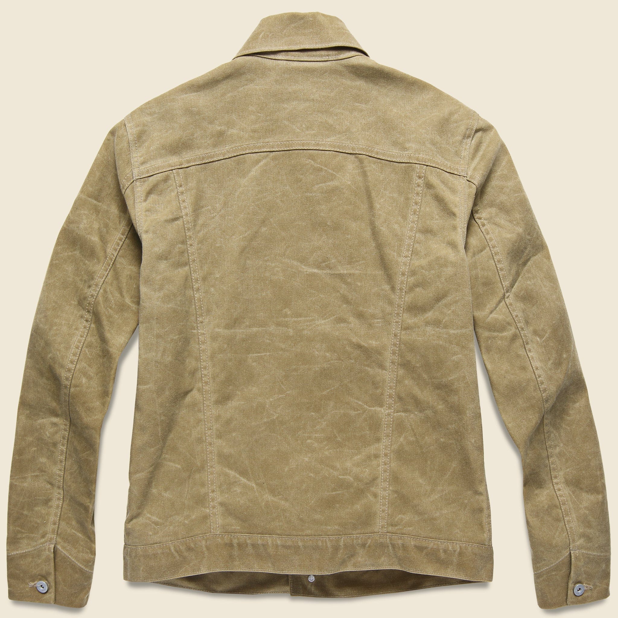 Supply Jacket - Blanket Lined Waxed Tan Ridgeline - Image 7