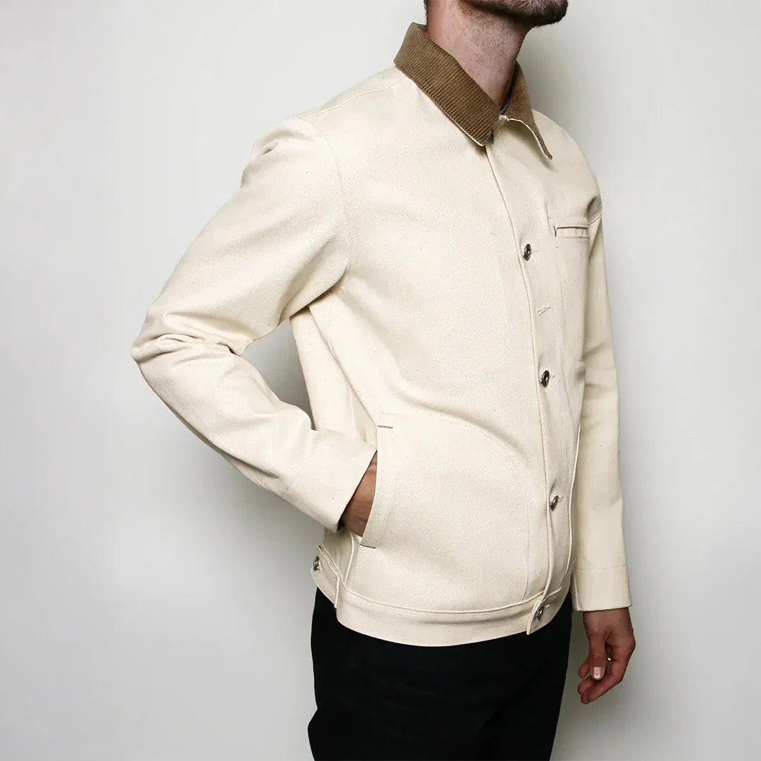 Supply Jacket - Cord Collar Ecru Selvedge - Image 2