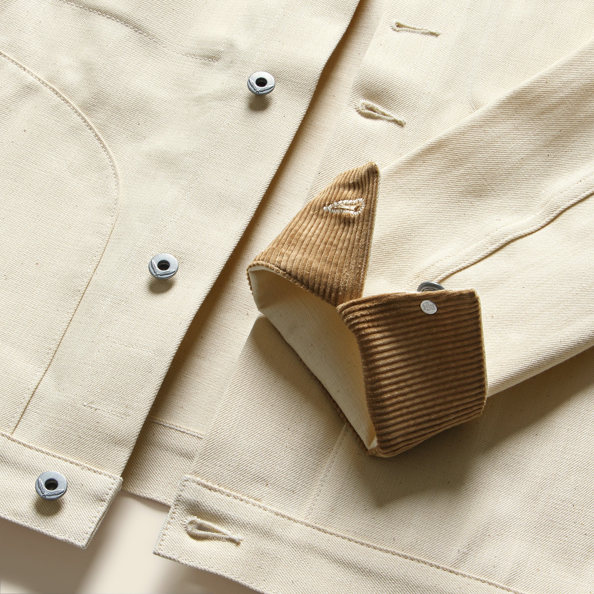 Supply Jacket - Cord Collar Ecru Selvedge - Image 7