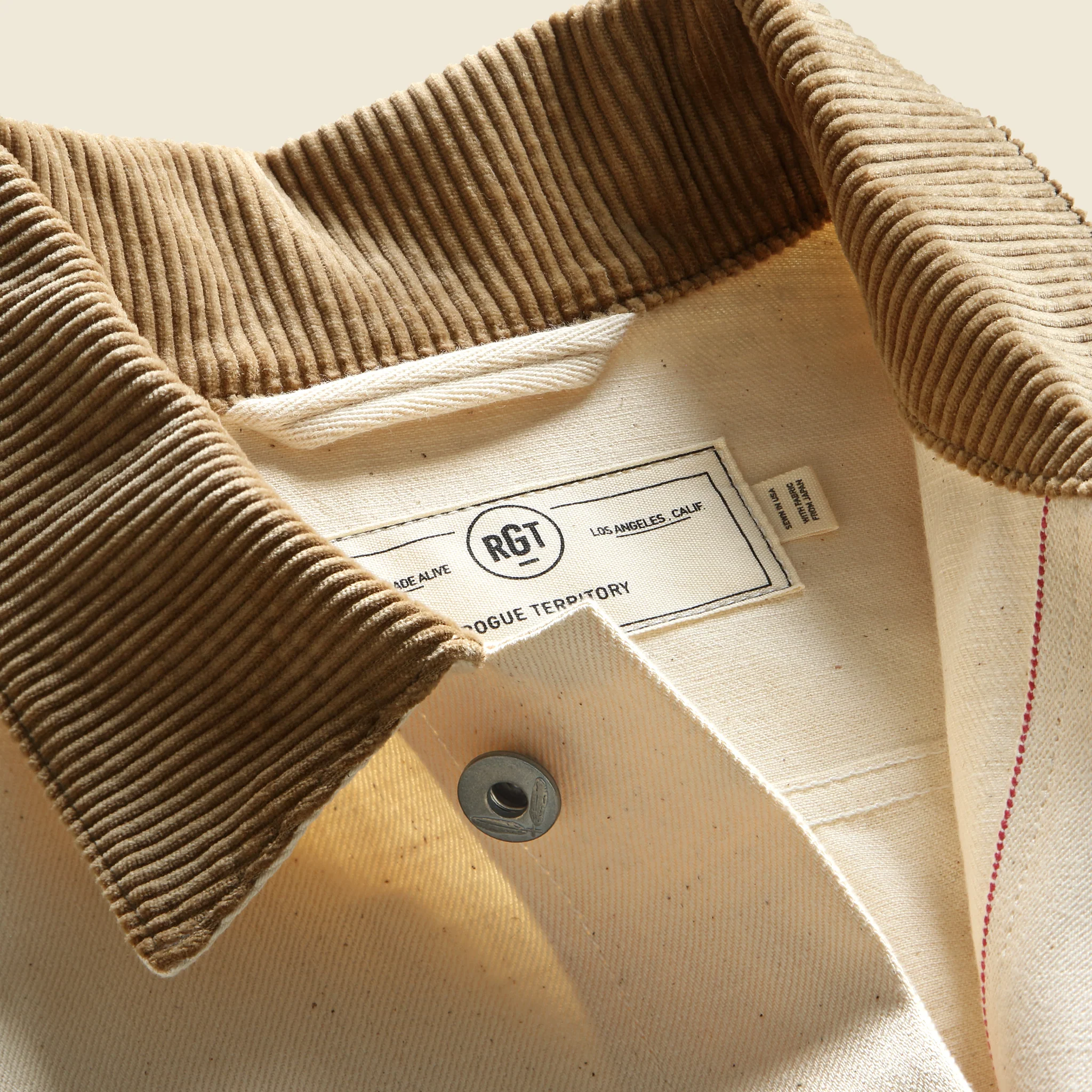 Supply Jacket - Cord Collar Ecru Selvedge - Image 8