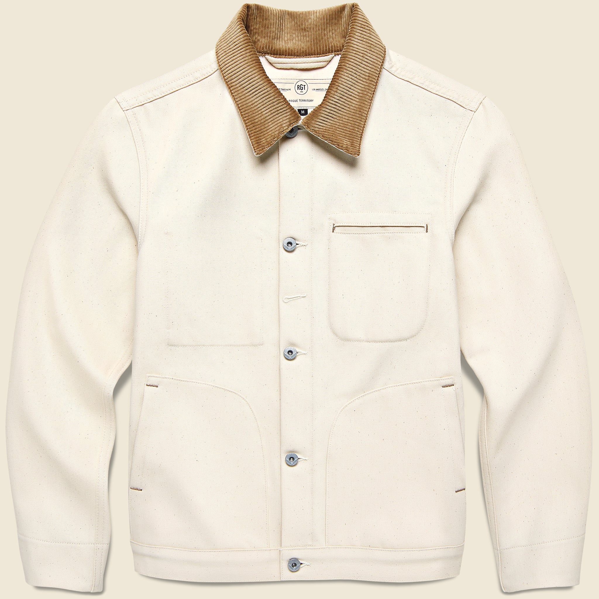 Supply Jacket - Cord Collar Ecru