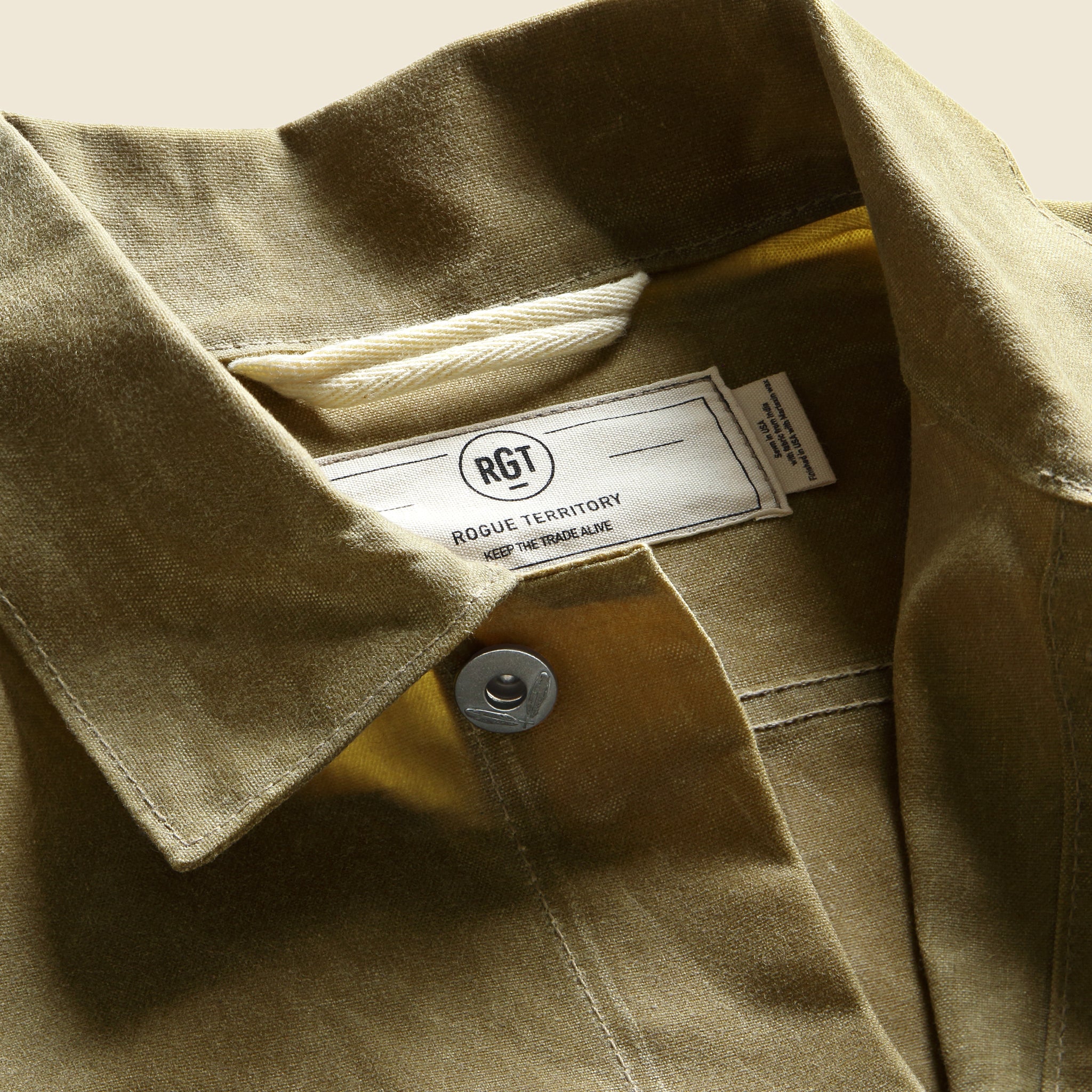 Supply Jacket - Waxed Tan Ridgeline - Image 5