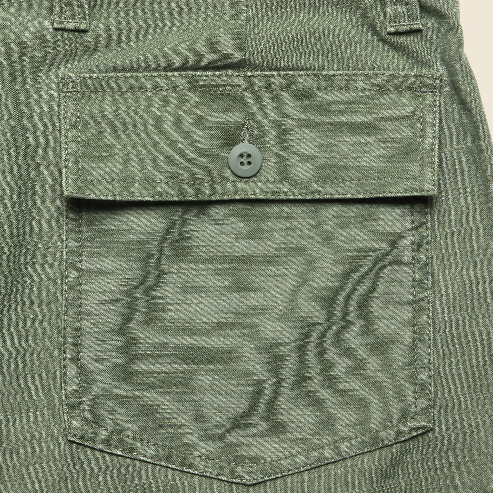 7" Surplus Shorts - Olive Sateen - Image 3