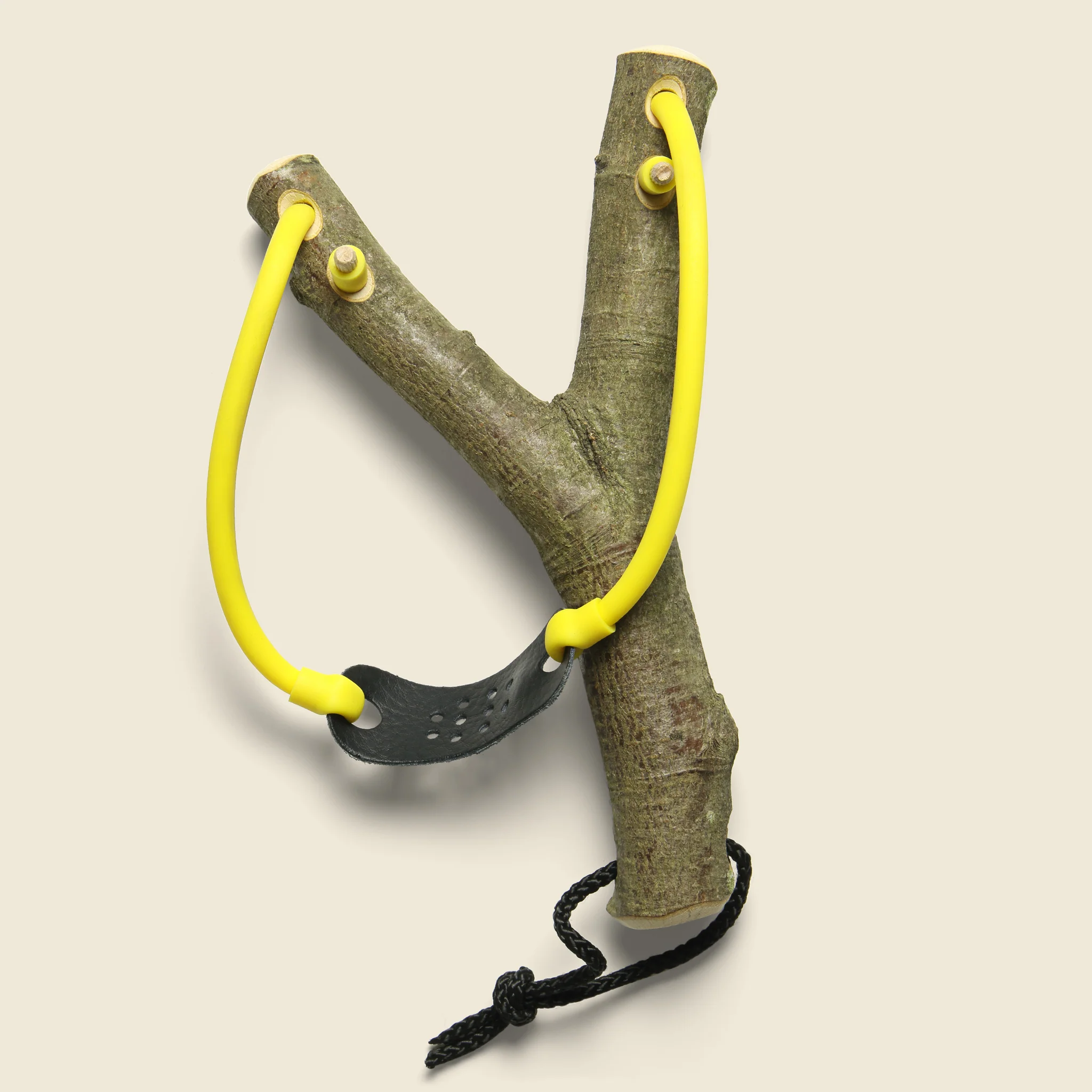 Foraged Wood Slingshot - Yellow - Image 2
