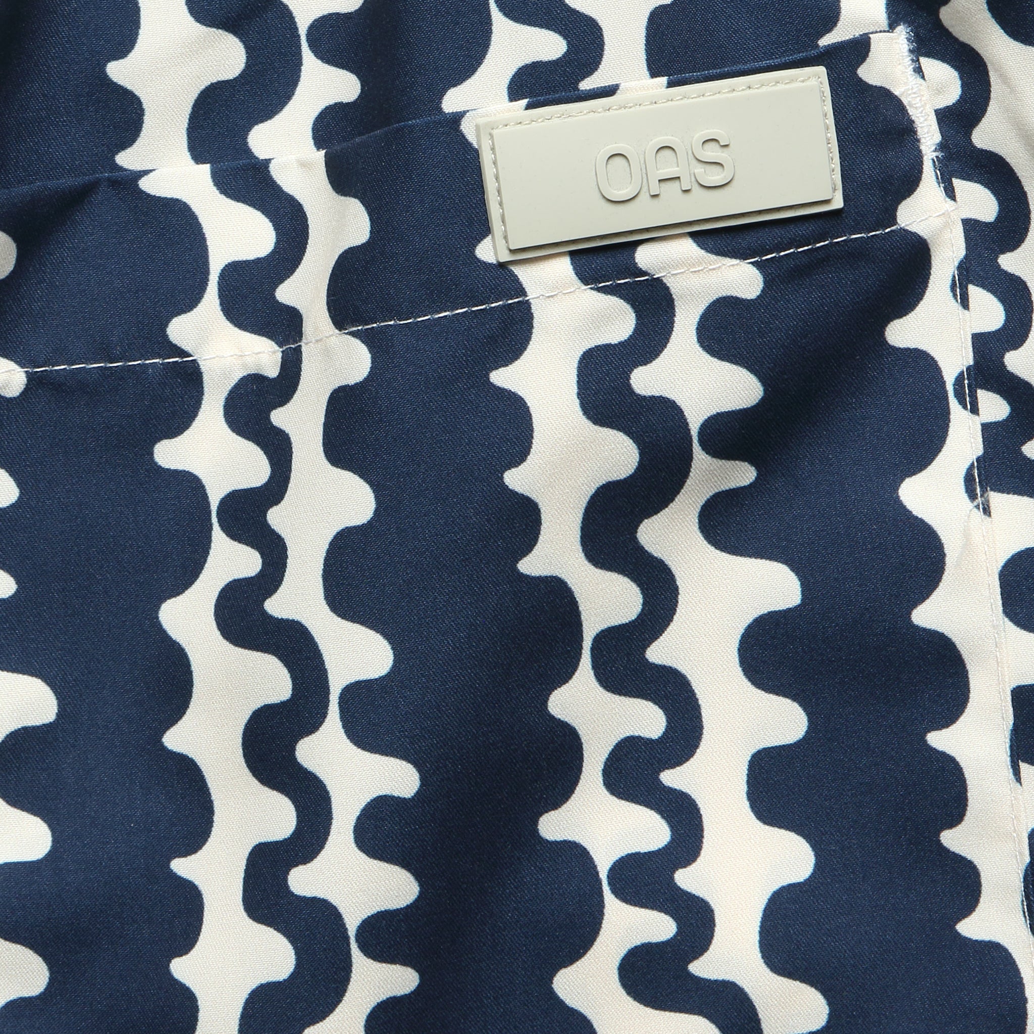 5" Swim Trunks - Blue Scribble - Image 3
