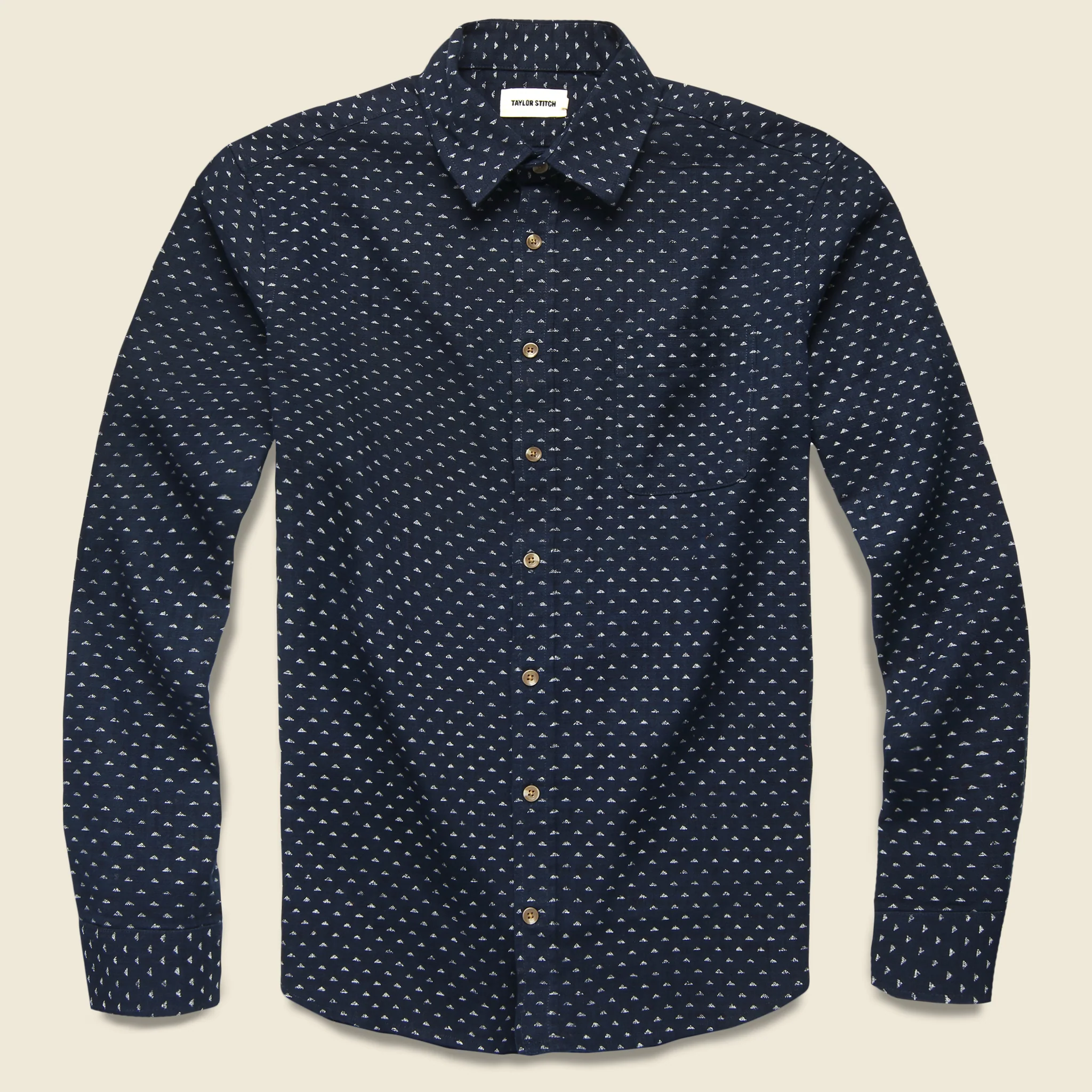 California Shirt - Indigo Pyramid