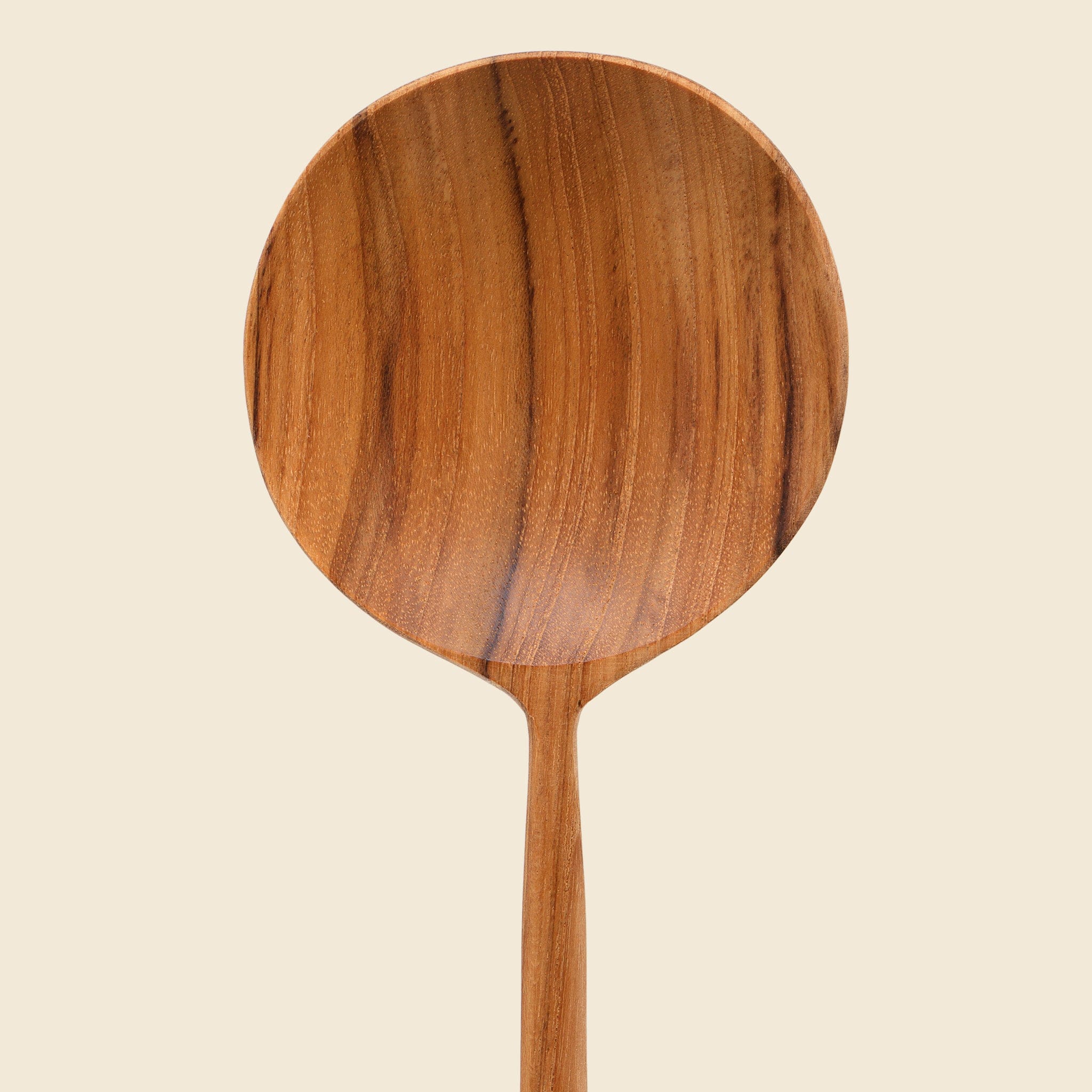 Teak Round Spoon - Image 2