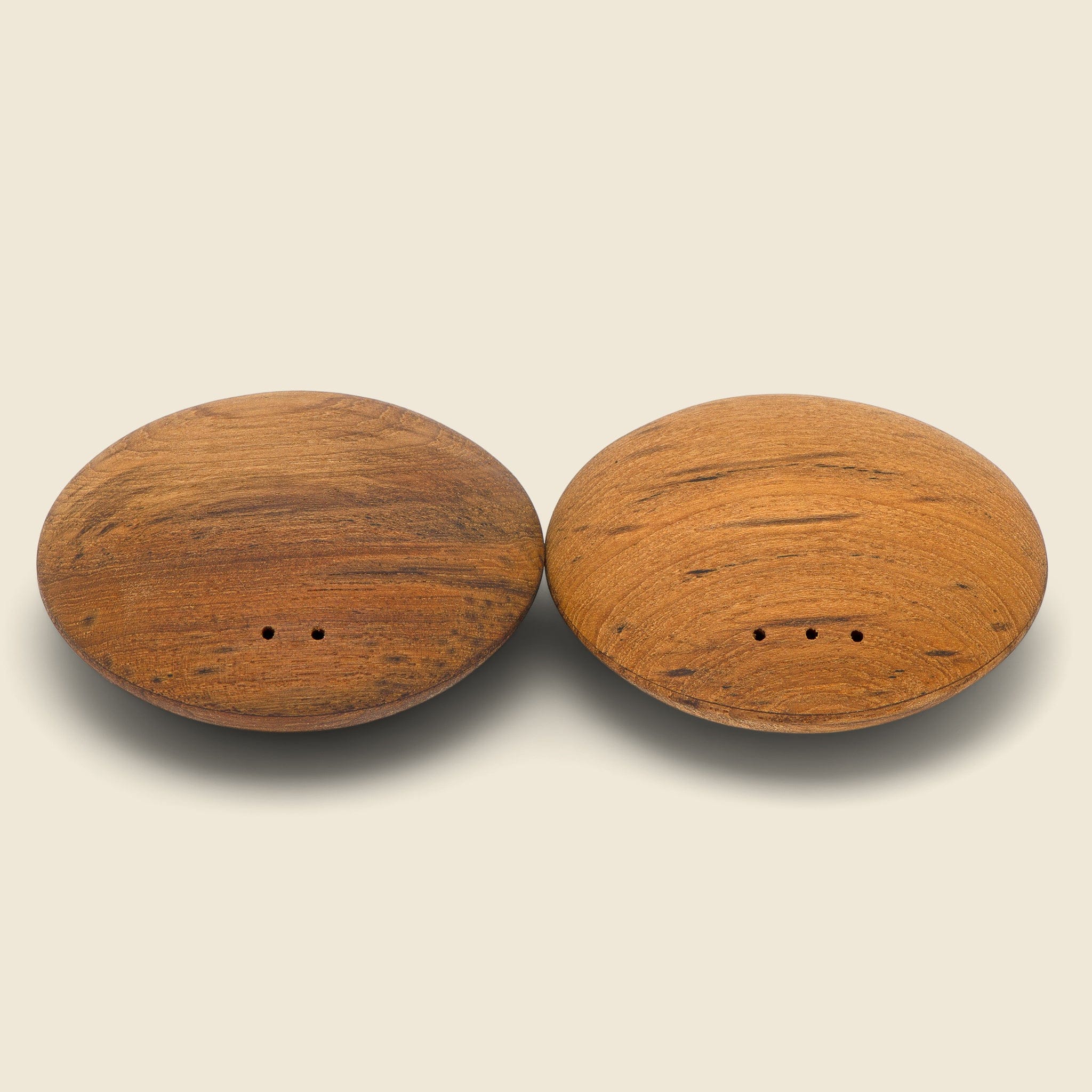 Teak Salt & Pepper Shakers