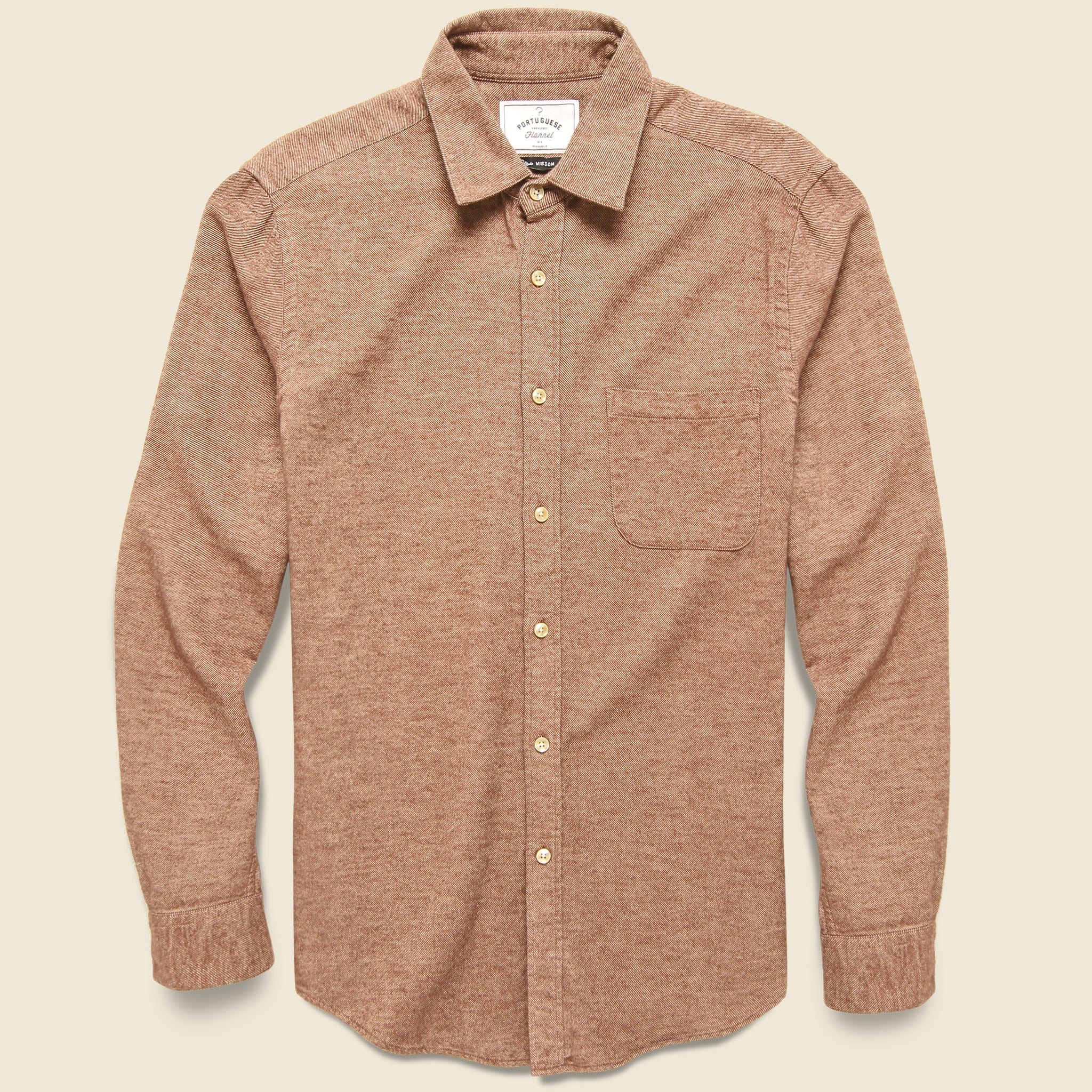 Teca Solid Flannel - Cinnamon