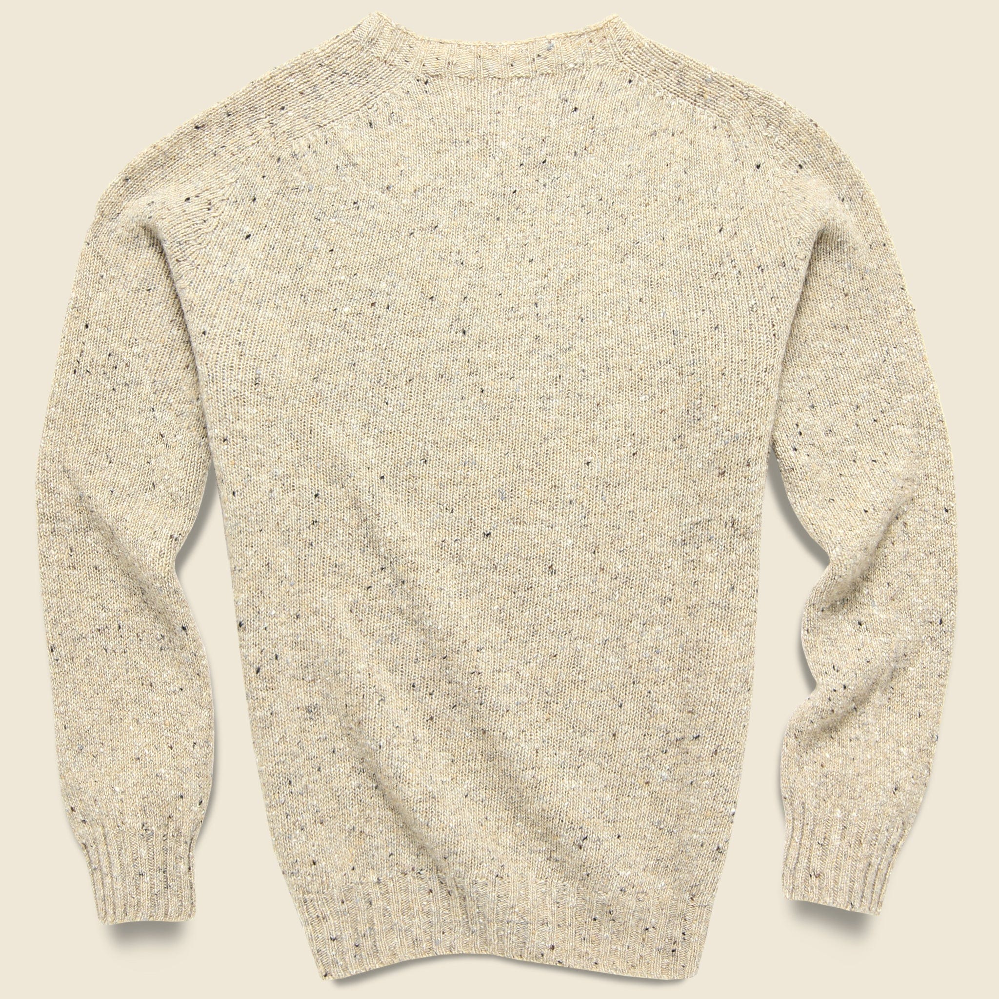 Terry Donegal Crew Sweater - Beige - Image 2