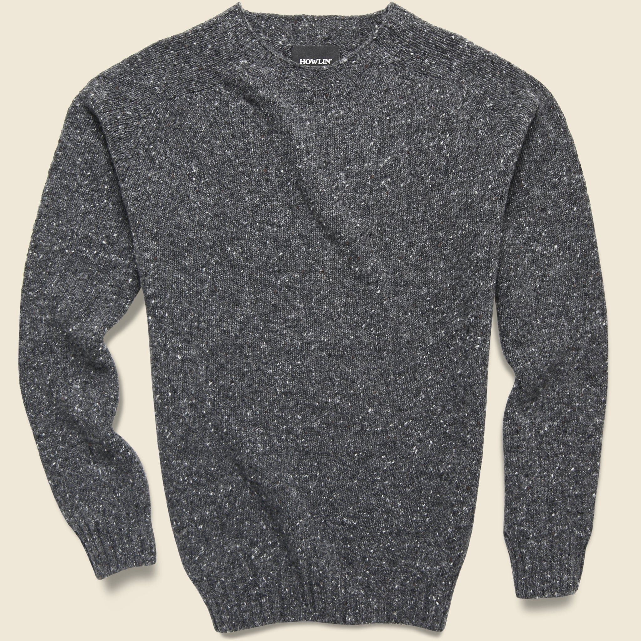 Terry Donegal Crew Sweater - Charcoal