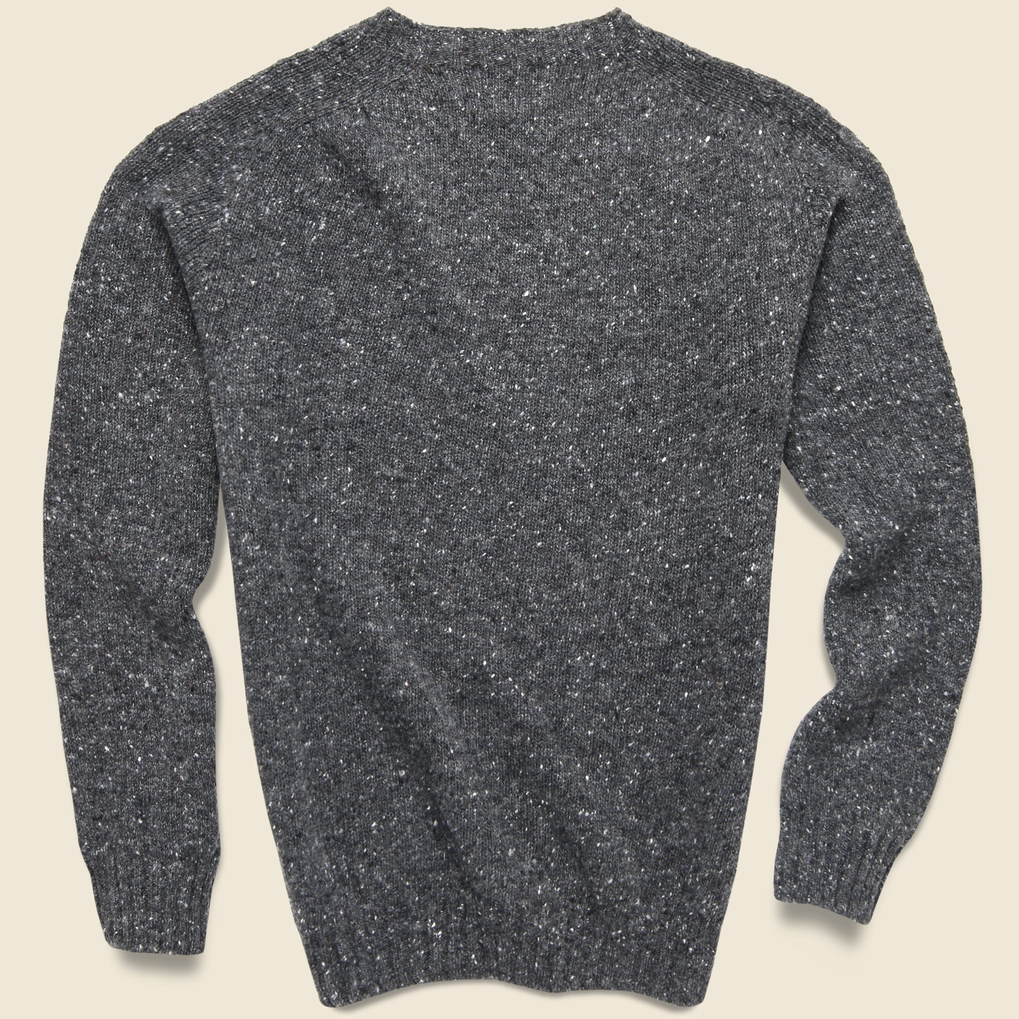 Terry Donegal Crew Sweater - Charcoal - Image 2