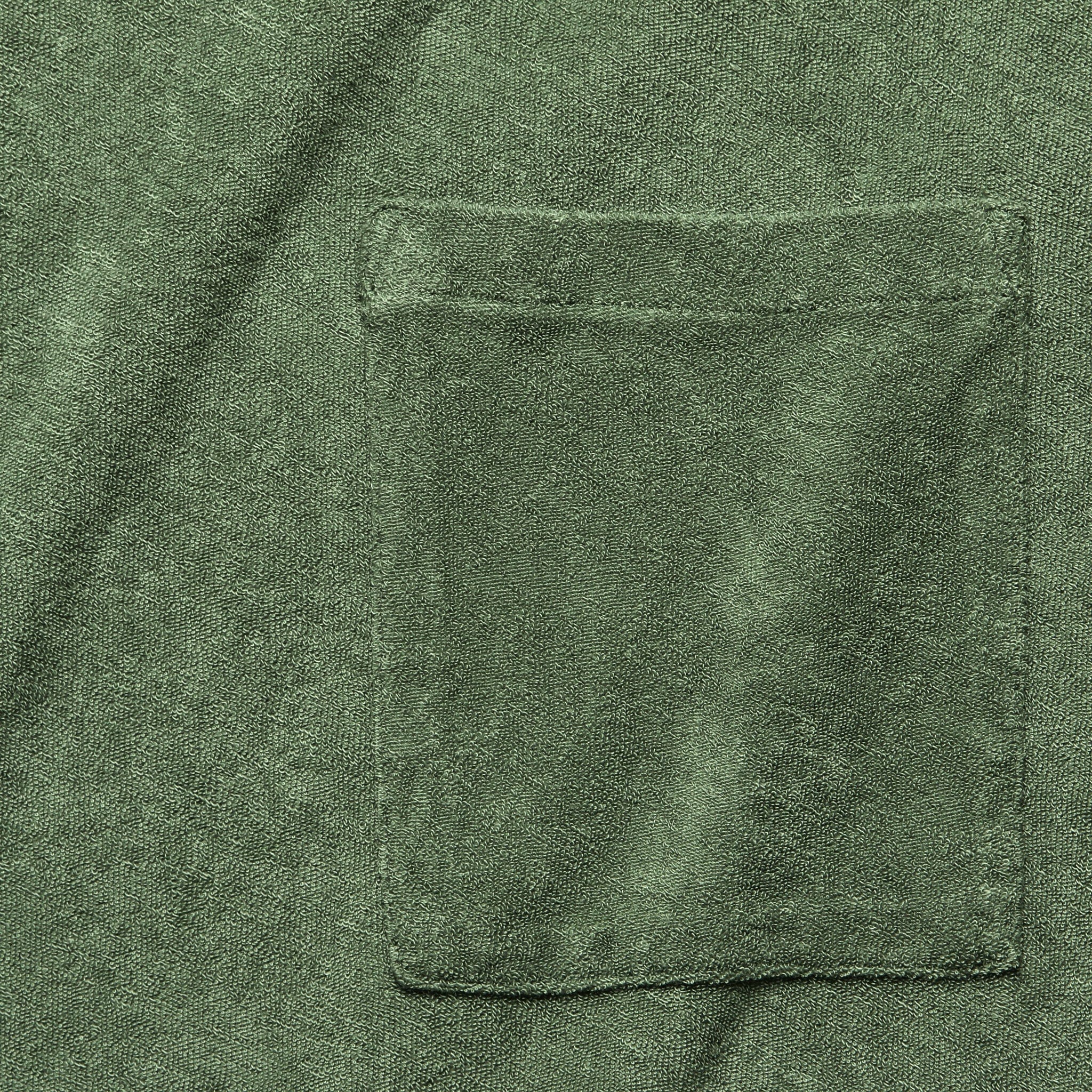 Terry Fleece Vacation Polo - Birch - Image 3