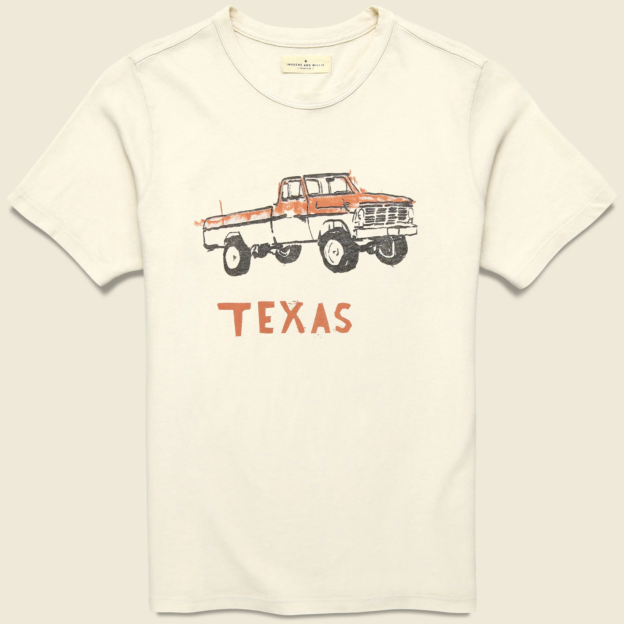Texas Truck Tee - Vintage White